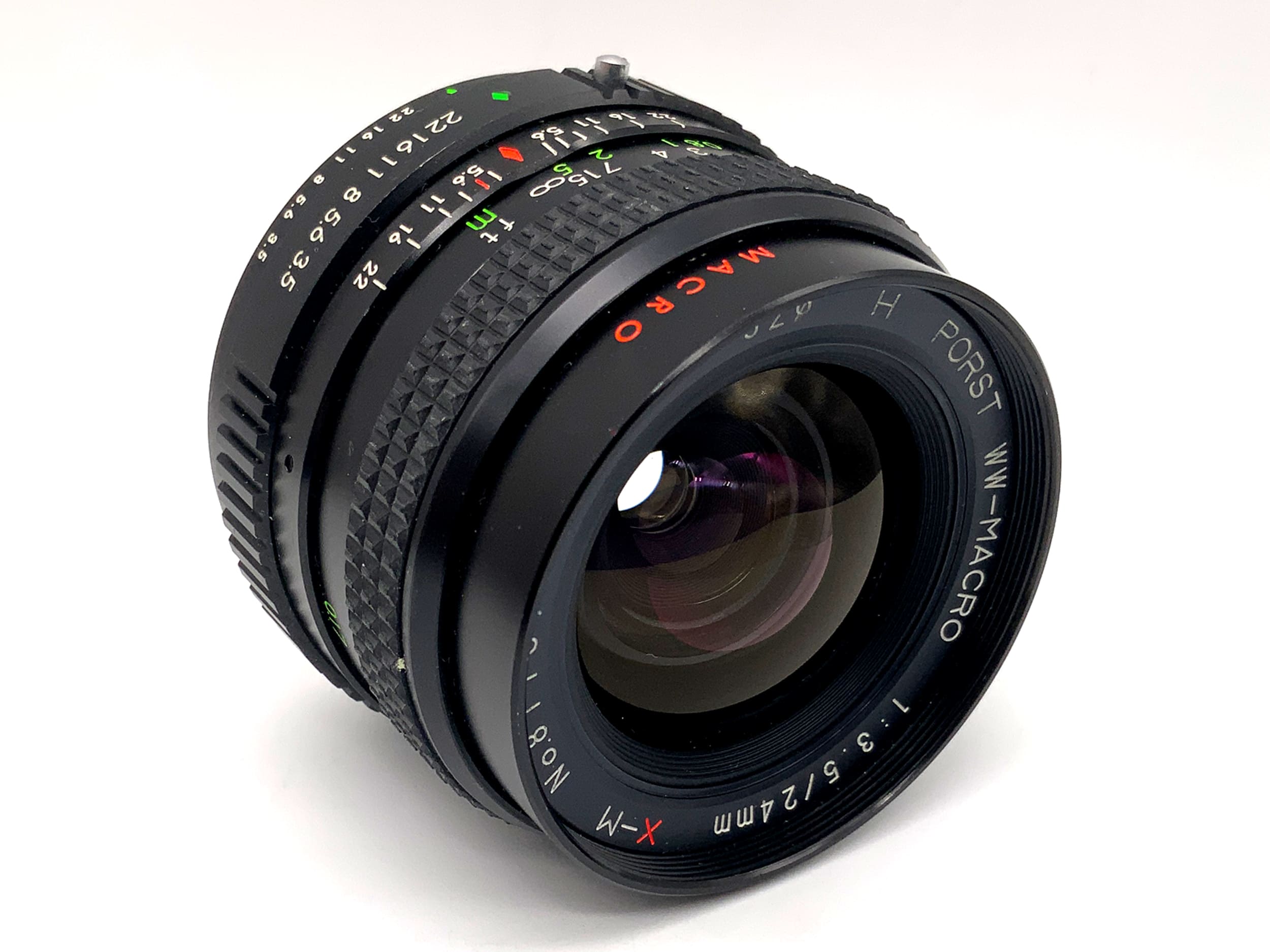 Porst 24mm 1:3.5 Objektiv GMC H WW-Macro X-M Festbrennweite (Fujica X)