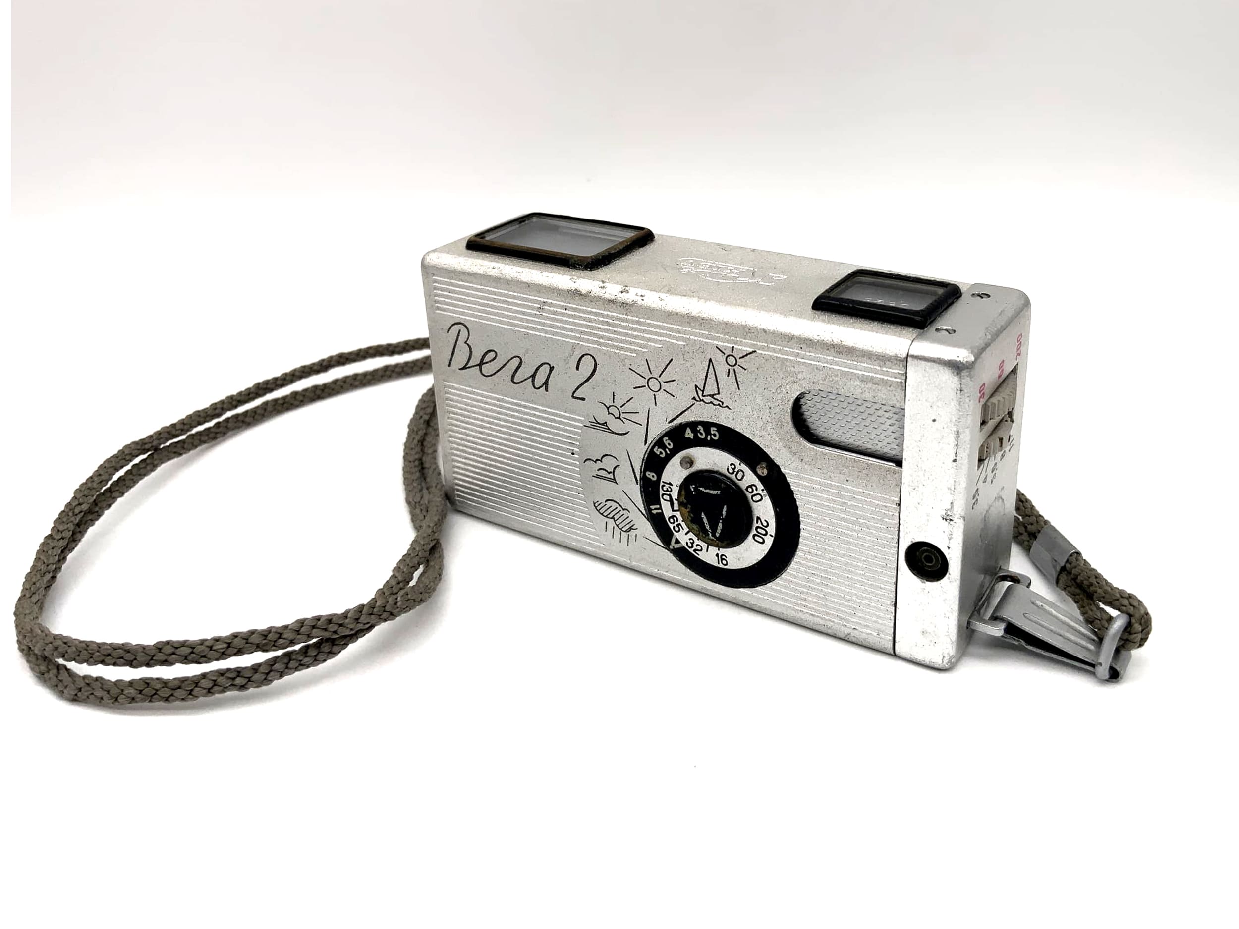 Kiev Vega 2 Miniaturkamera mit Industar M 1:3,5/ 23mm Kleinstbildkamera Spy Cam