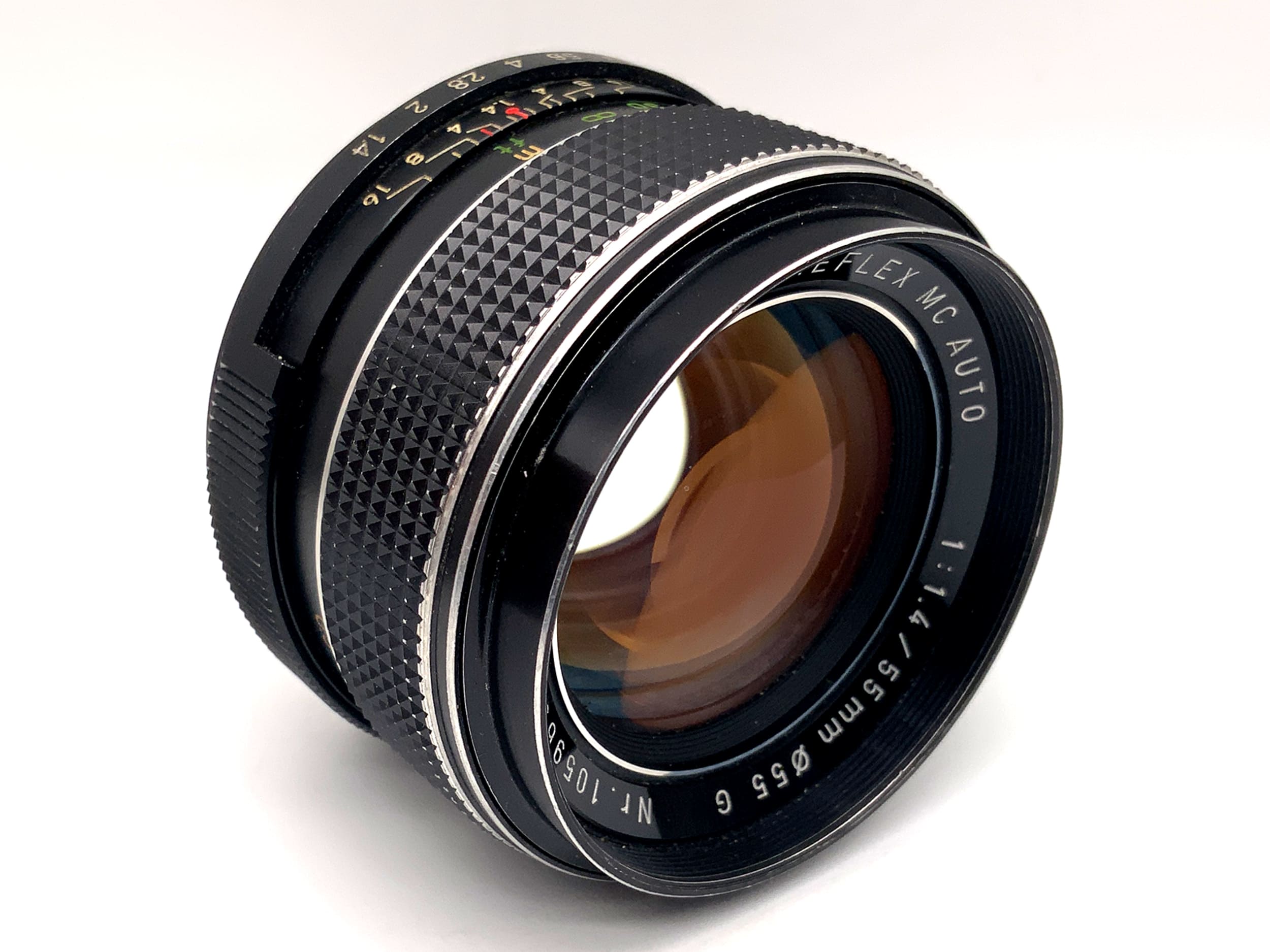 Porst 55mm 1:1.4 Objektiv Color Reflex MC Auto Festbrennweite (M42)