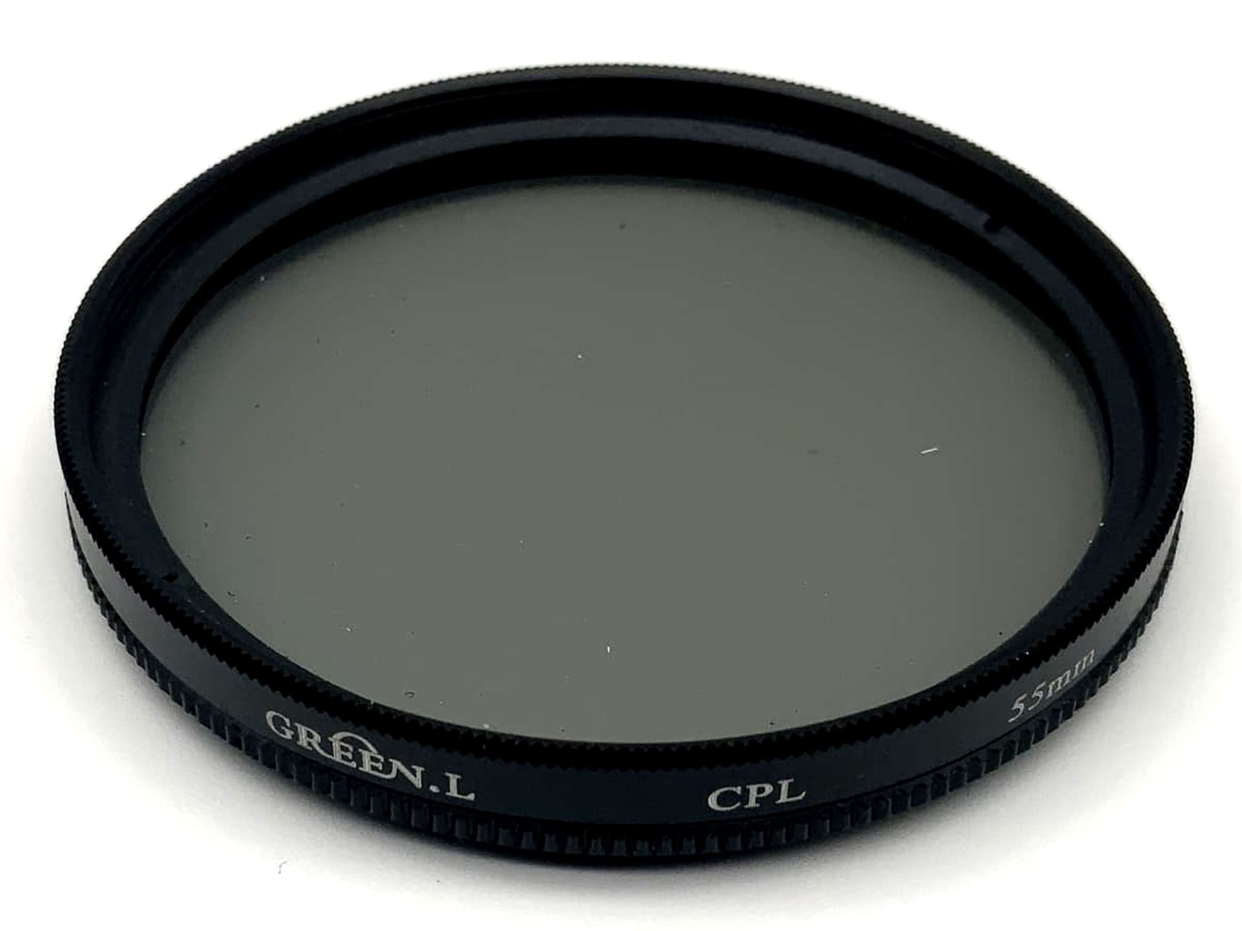 Green L. Polfilter 55mm Filter CPL Kreisförmig Filtergewinde