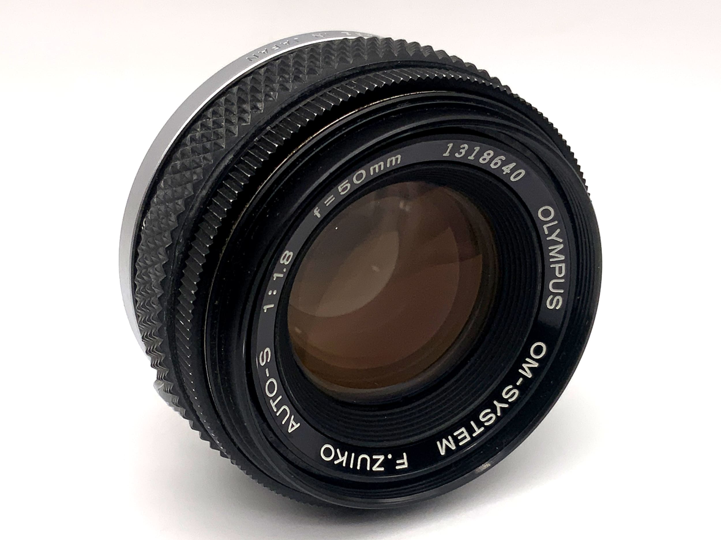 Olympus 50mm 1:1.8 Objektiv OM-System F.Zuiko Auto-S Festbrennweite (Nikon F)