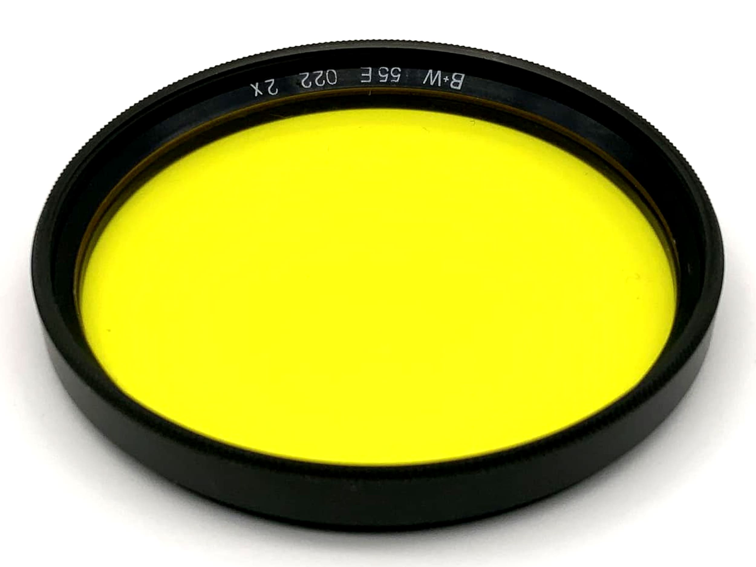 B+W Farbfilter 55mm Filter Gelb 55E 022 2x yellow Kreisförmig Filtergewinde