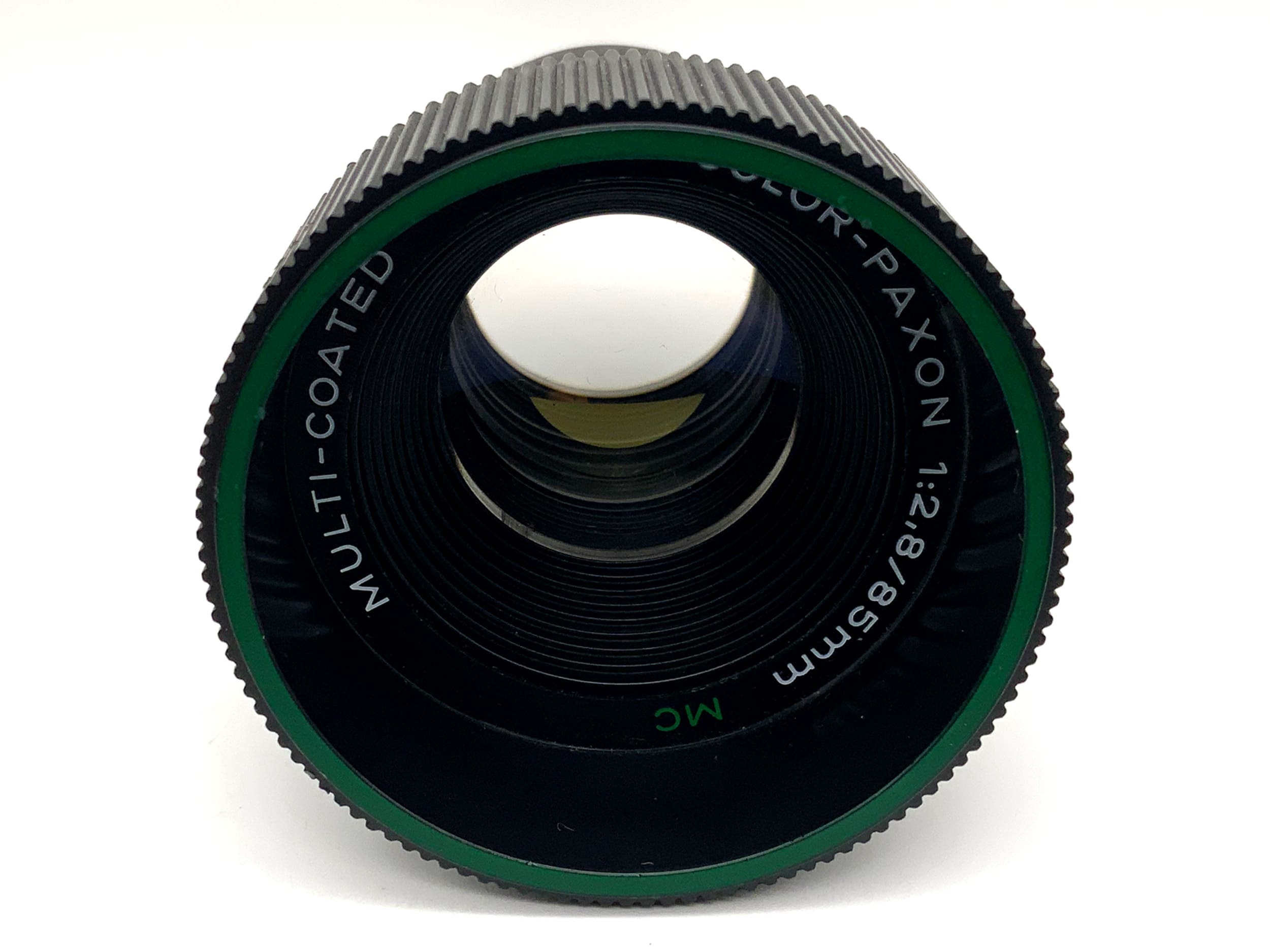 Braun 85mm 1:2.8 Projektorlinse MC Multi-Coated Color-Paxon (Schneckengewinde)