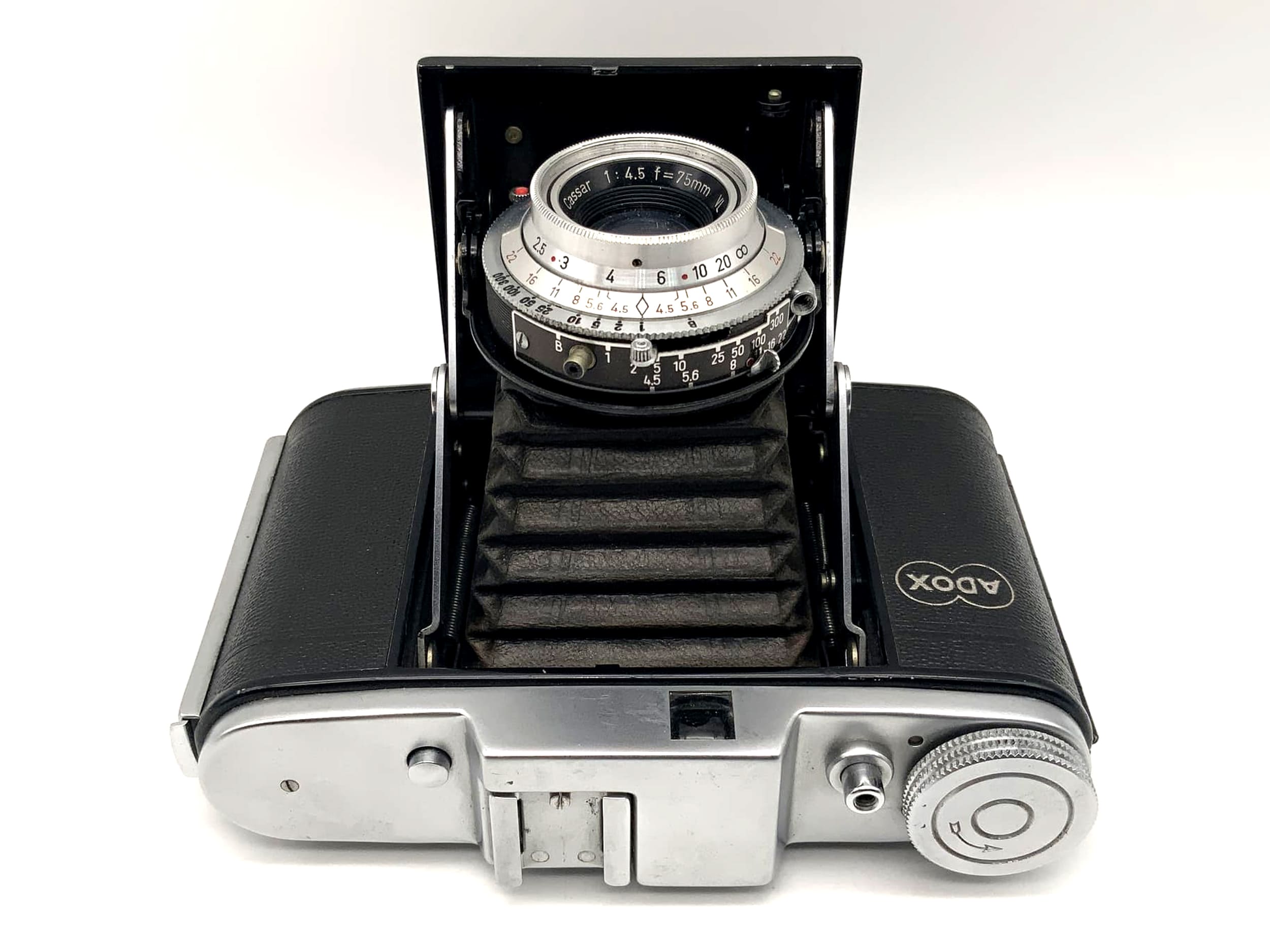 Adox Golf Klappkamera mit Steinheil München Cassar 1:4.5 f=75mm Prontor-S