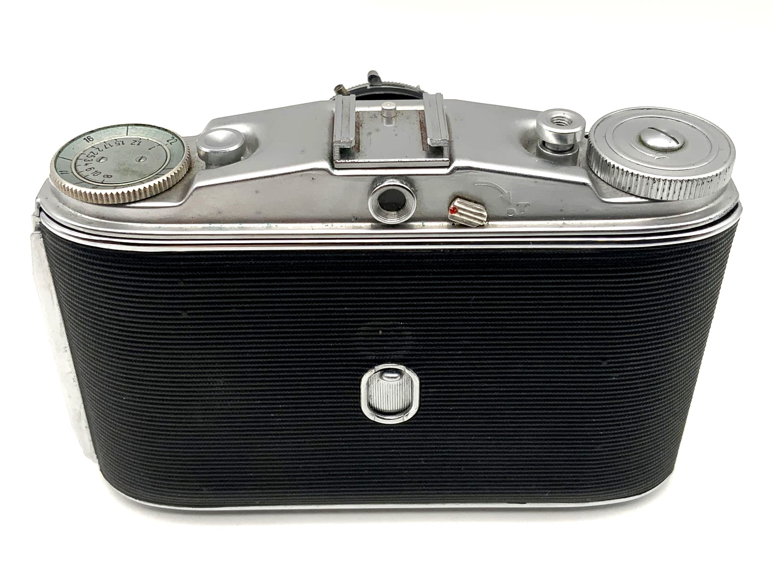 Agfa Isolette II Klappkamera mit Agnar 1:4.5 / 85 Vario Analogkamera