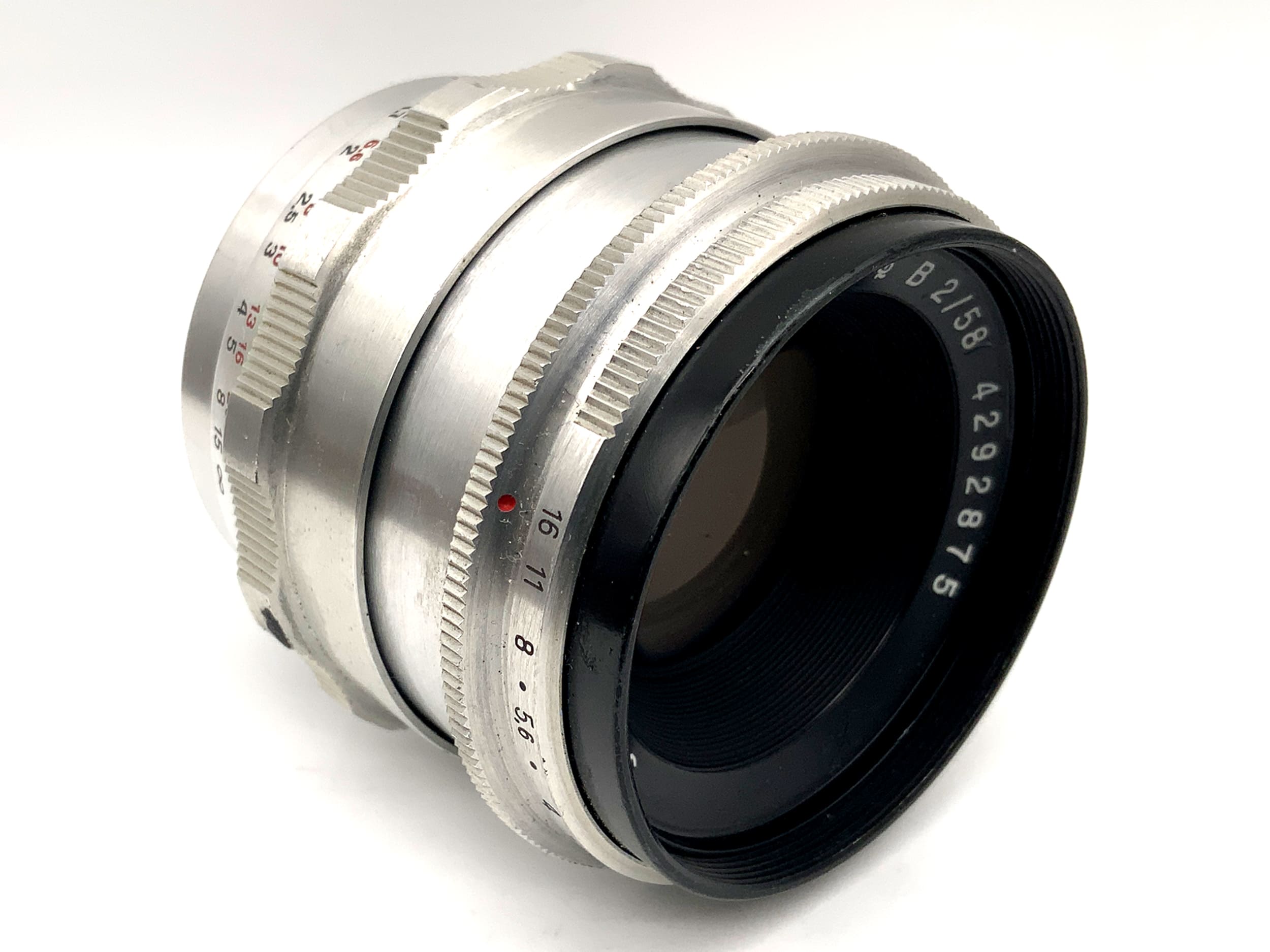 Carl Zeiss 58mm 1:2 Objektiv Biotar 2/58 aus Jena Festbrennweite (M42)