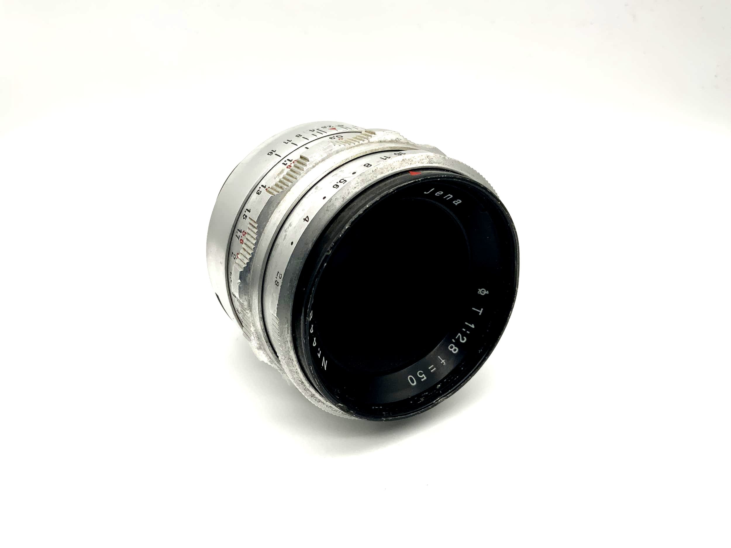 Carl Zeiss 50mm 1:2.8 Objektiv Tessar Kamera Camera Lens (Praktina)
