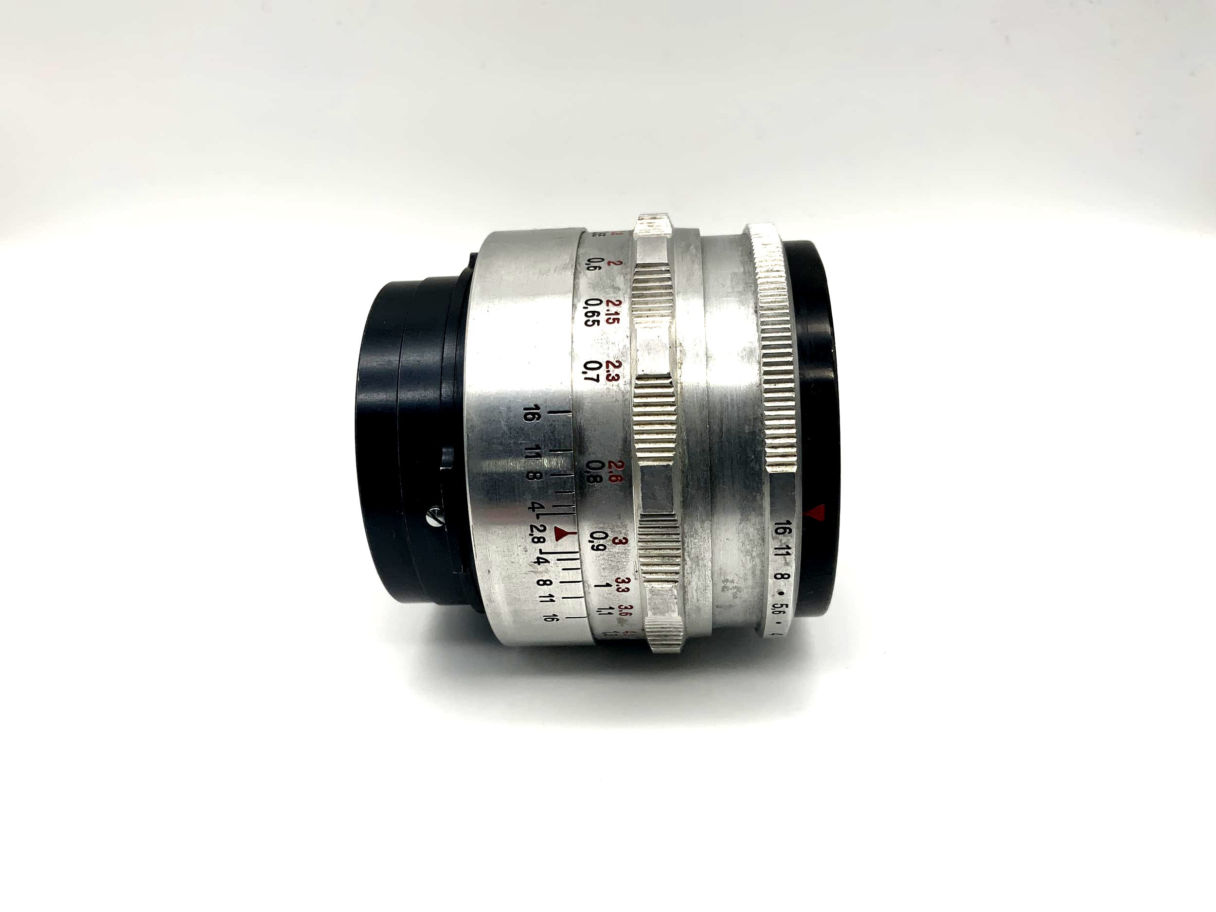 Carl Zeiss 50mm 1:2.8 Objektiv Tessar Kamera Camera Lens (Praktina)
