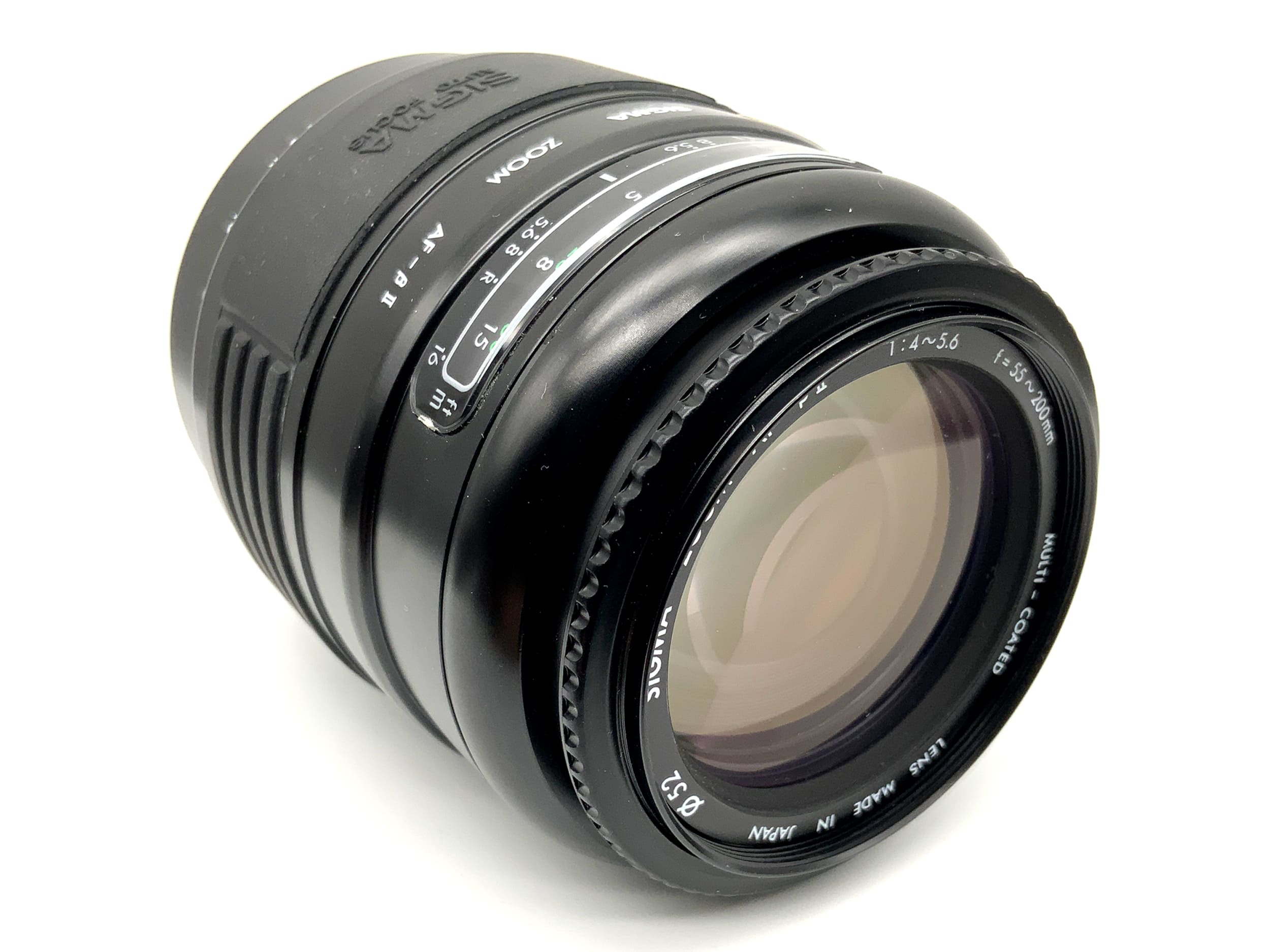 Sigma 55-200mm 1:4-5.6 Objektiv Zoom AF-ßII Multi-Coated Zoomobjektiv (Canon EF)