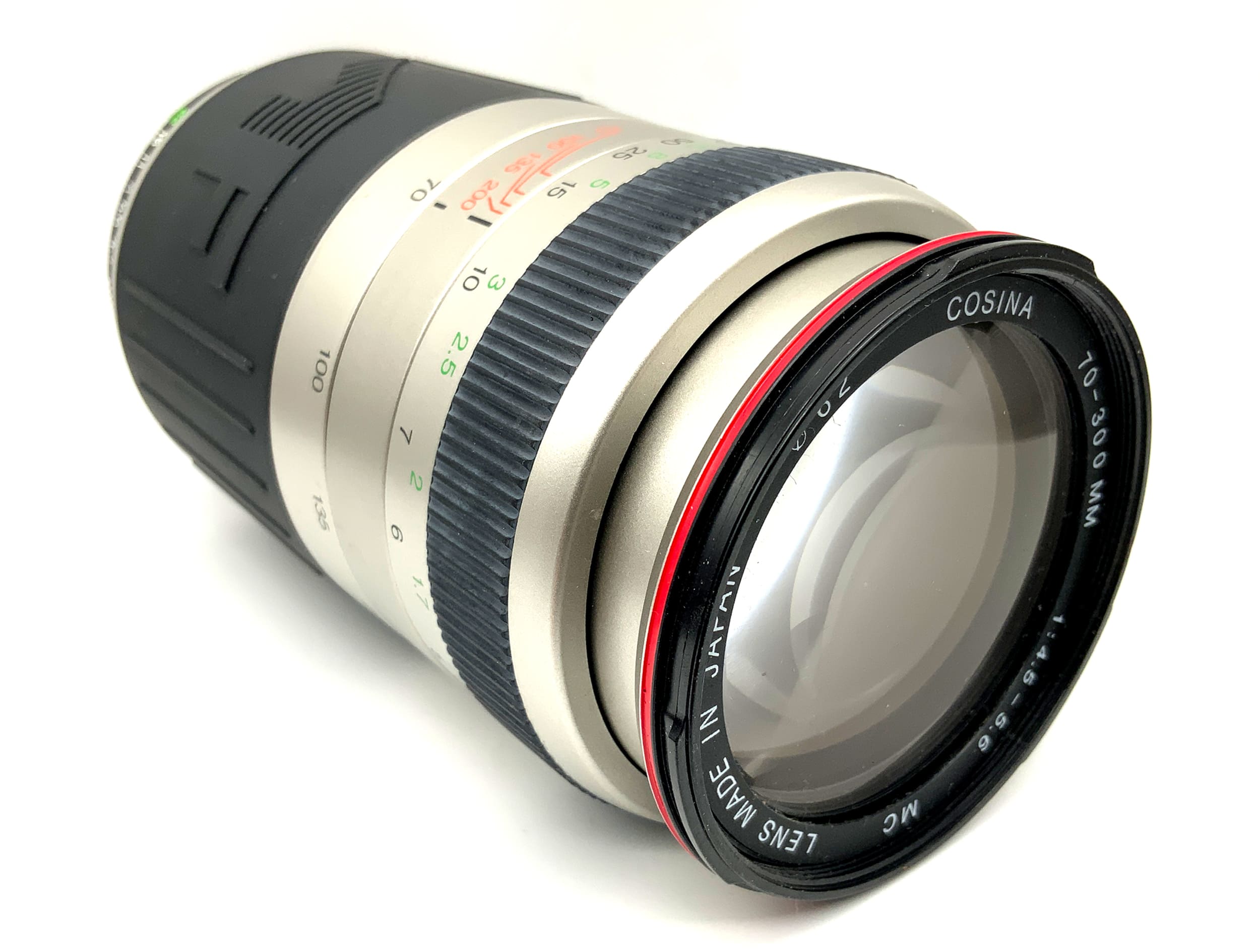 Cosina 70-300mm 1:4.5-5.6 Objektiv MC Zoomobjektiv (Nikon AF)