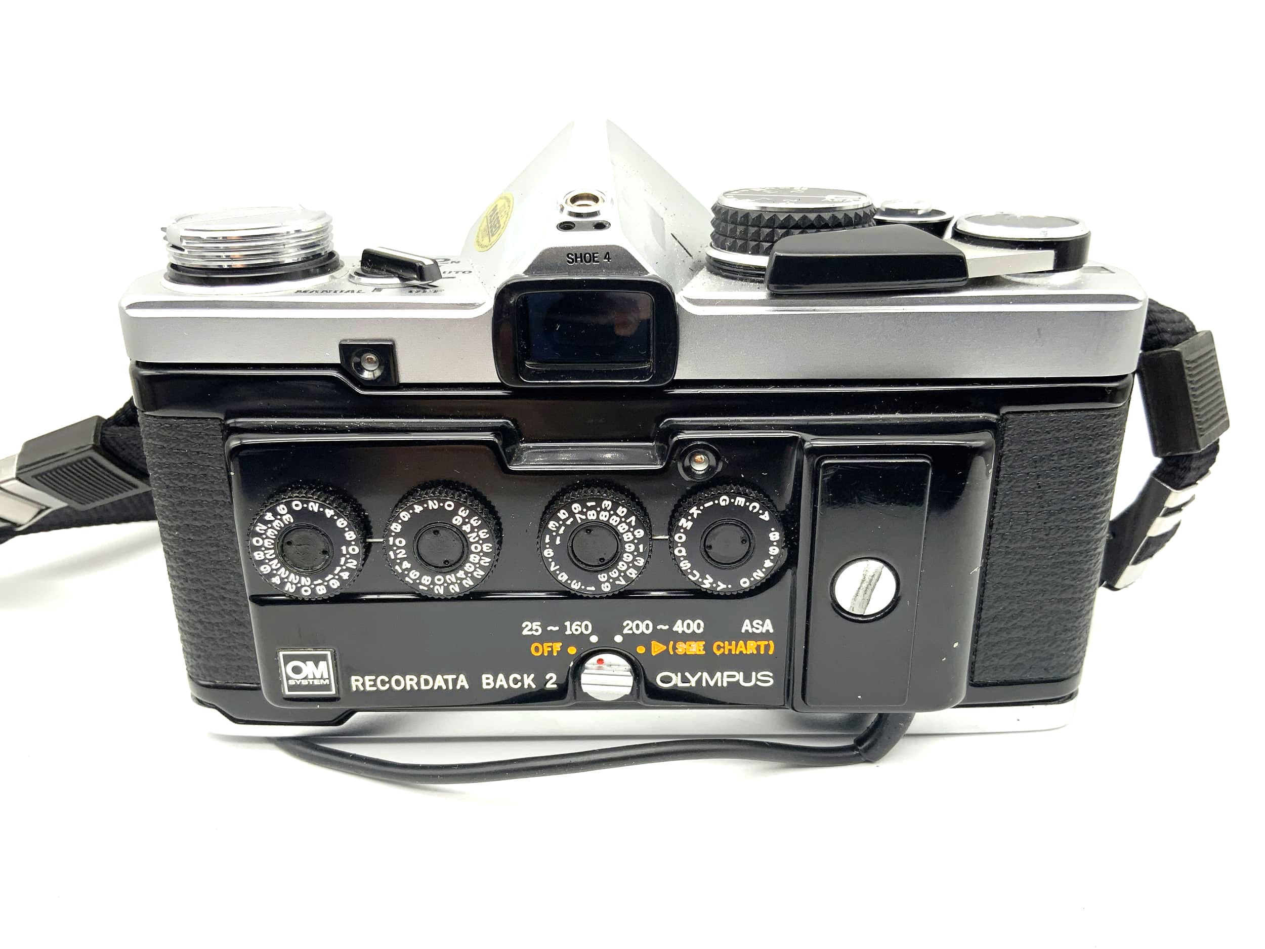 Olympus OM-2N 35mm Spiegelreflexkamera analog mit Recordata Back 2  (Olympus OM)