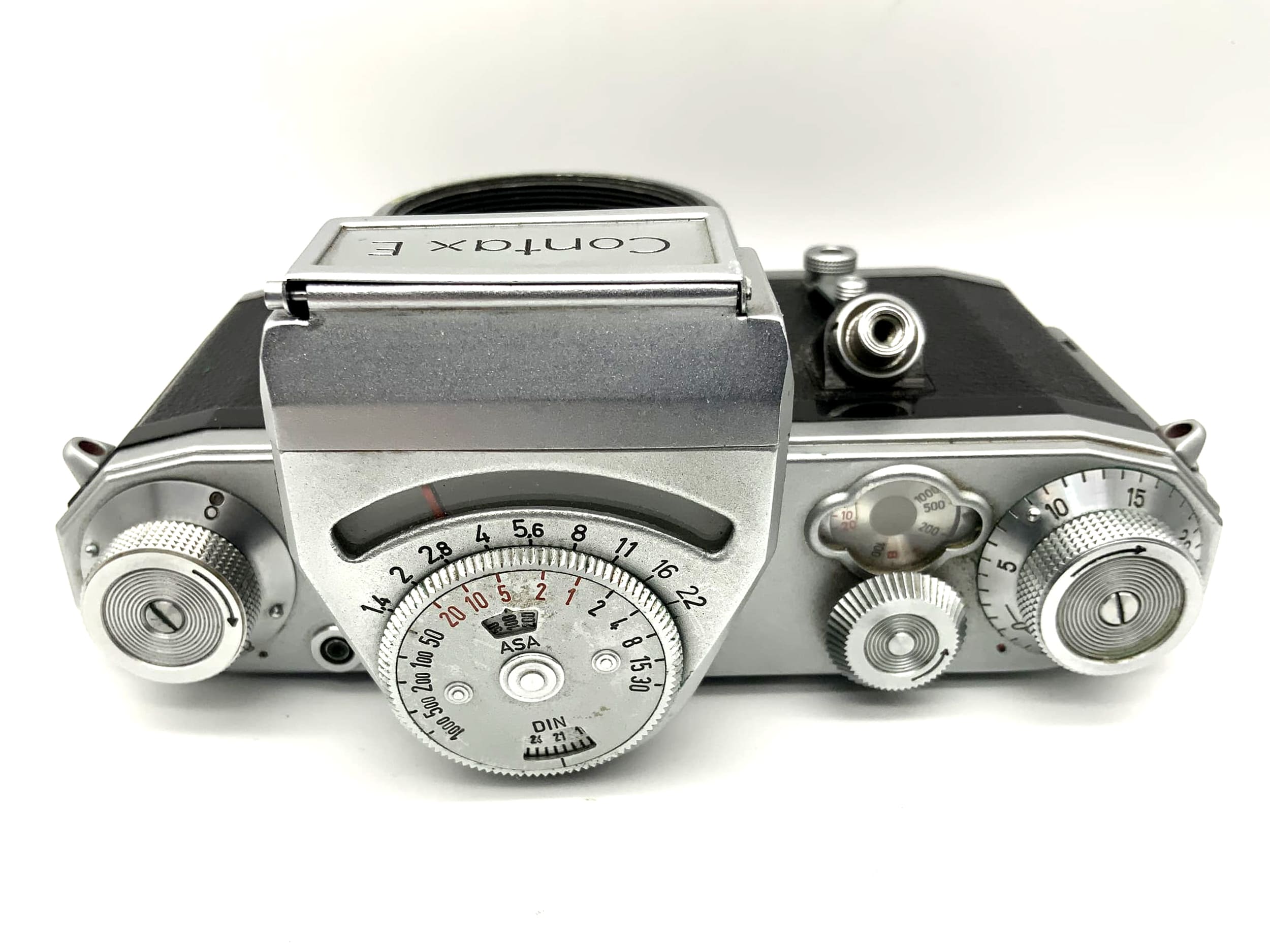 Contax E 35mm Spiegelreflexkamera SLR analog Body Gehäuse (M42) !Beli defekt!