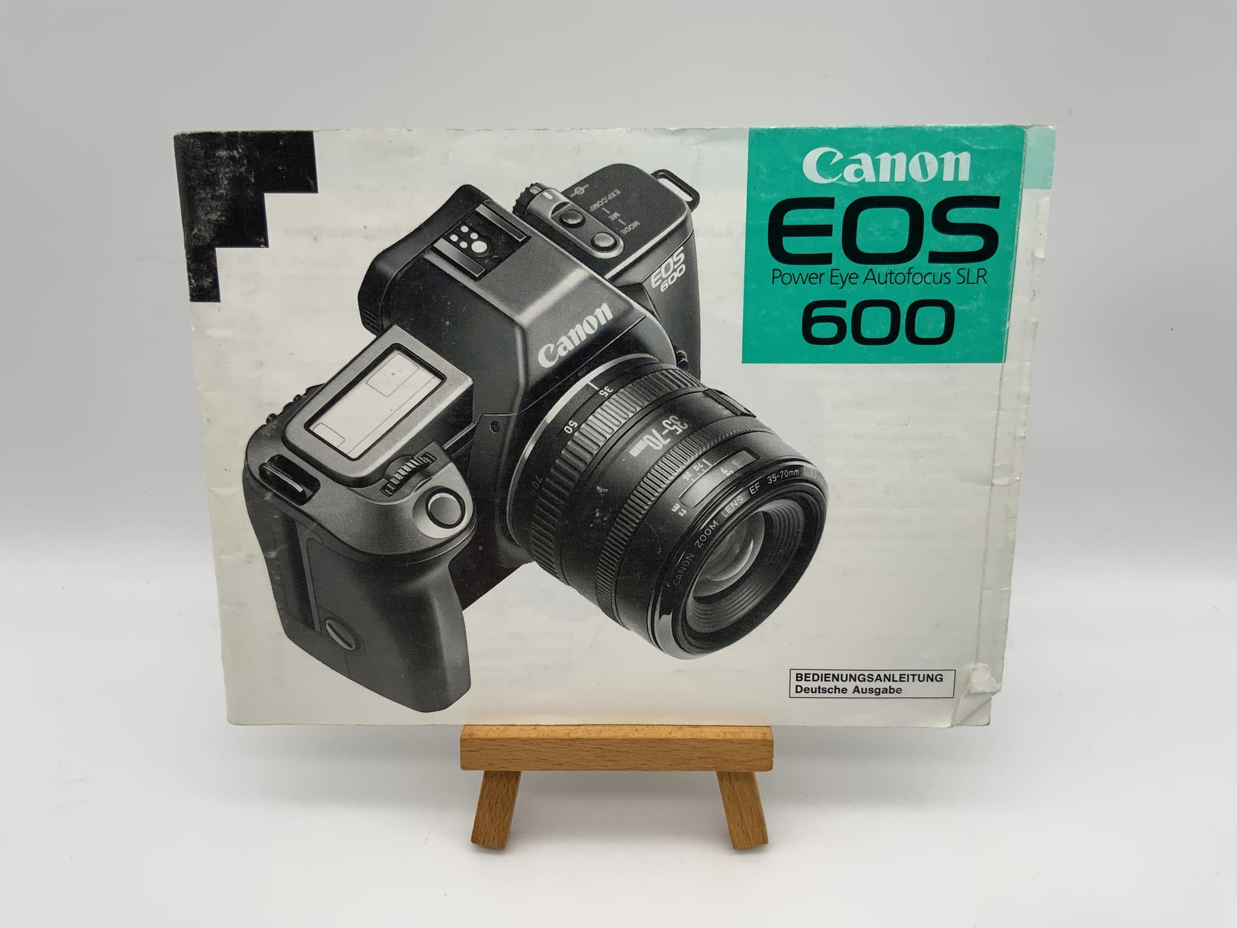Canon EOS 600 Power Eye Autofocus SLR Bedienungsanleitung Deutsch