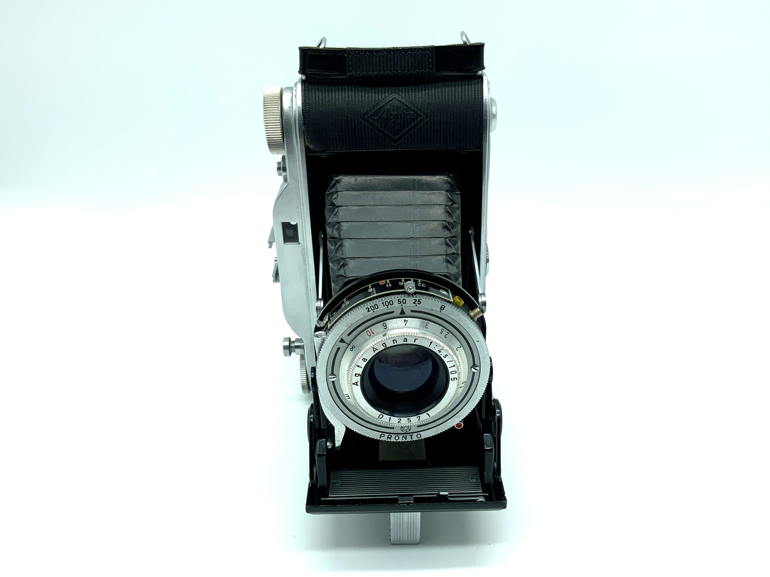 Agfa Record I Klappkamera mit Agnar 105mm 1:4,5 Pronto Analogkamera