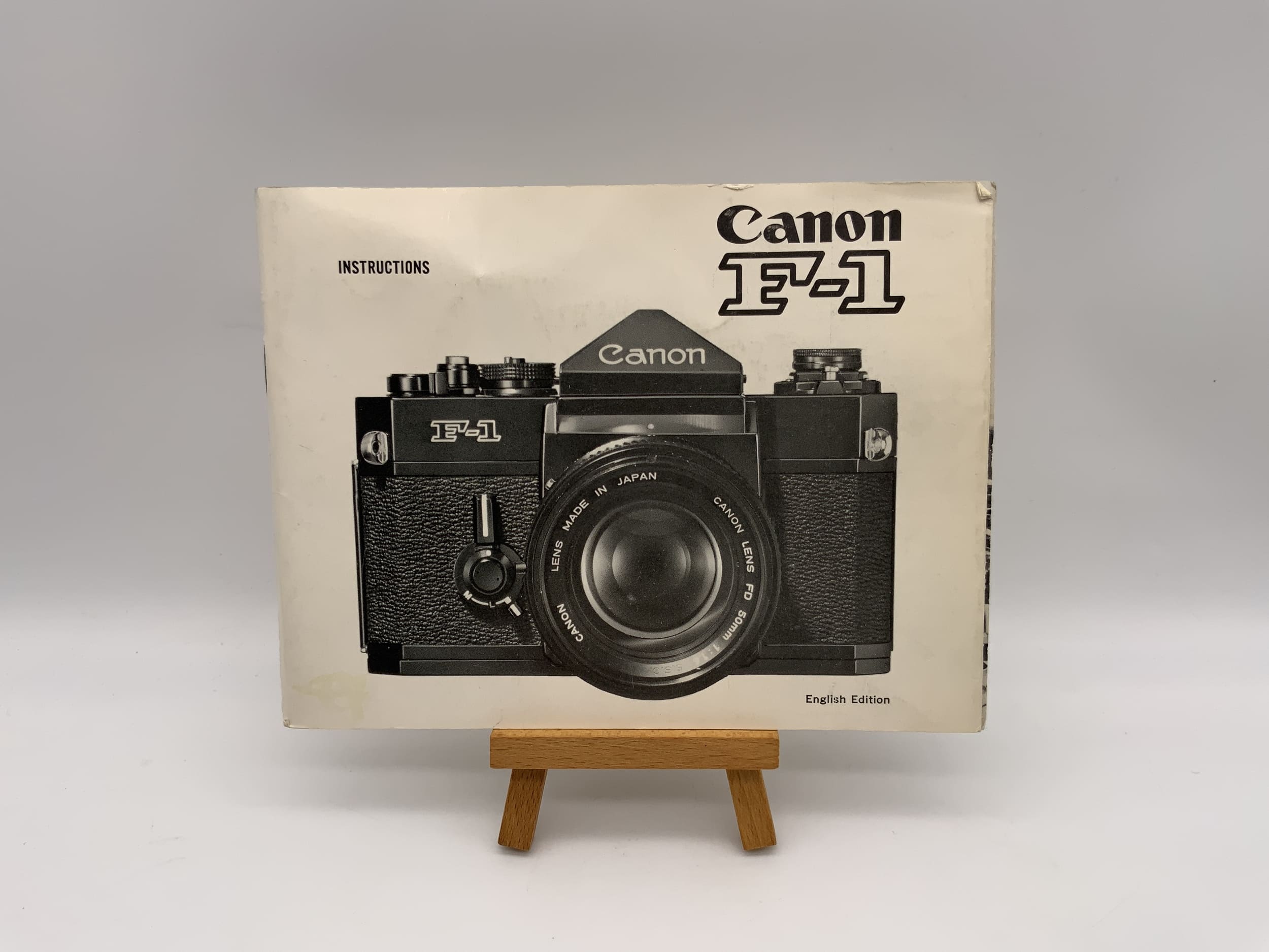 Canon F-1 Bedienungsanleitung Englisch