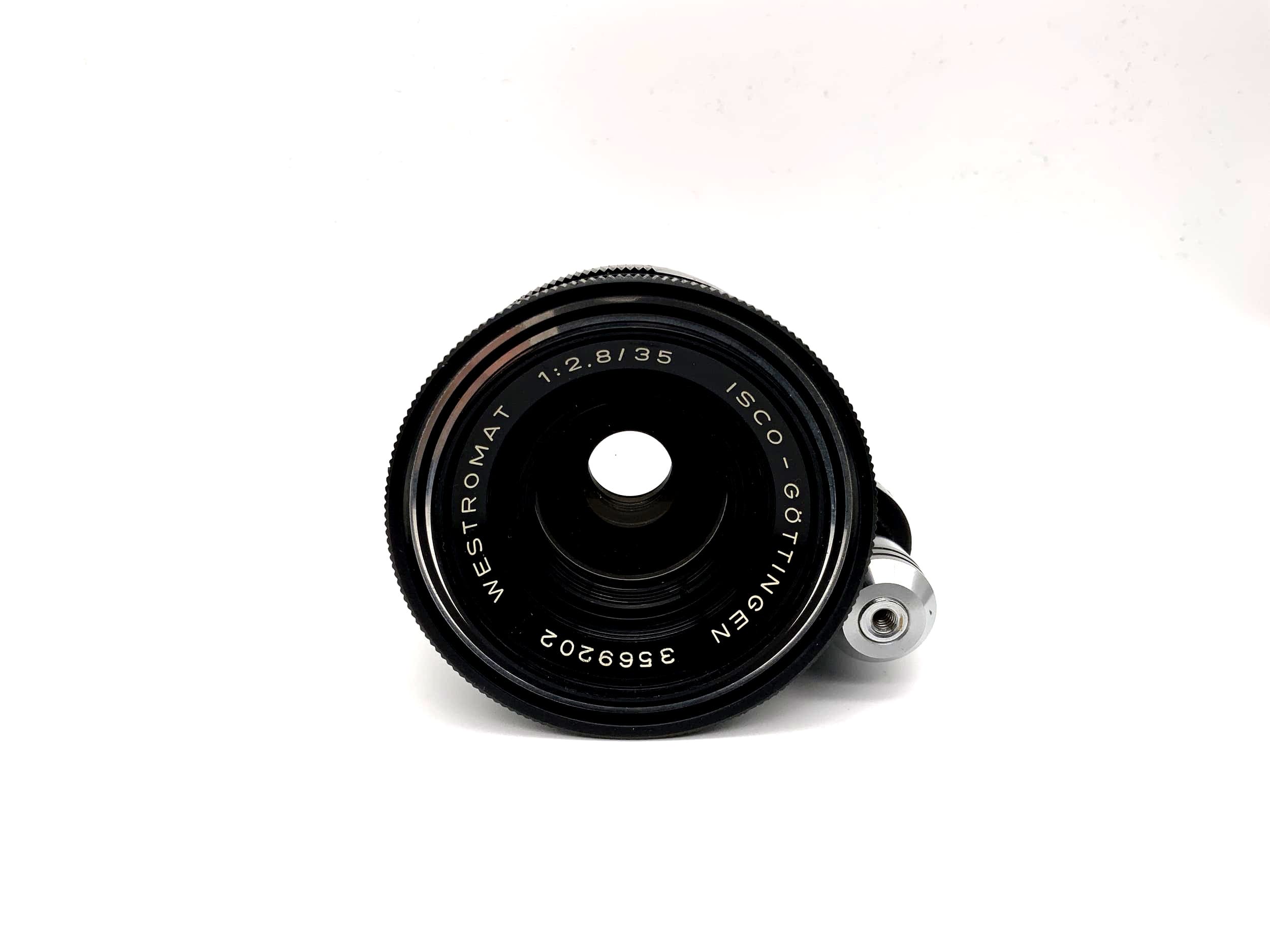 Isco Göttingen 35mm 1:2.8 Objektiv Westromat Kamera Camera Lens (Exa)