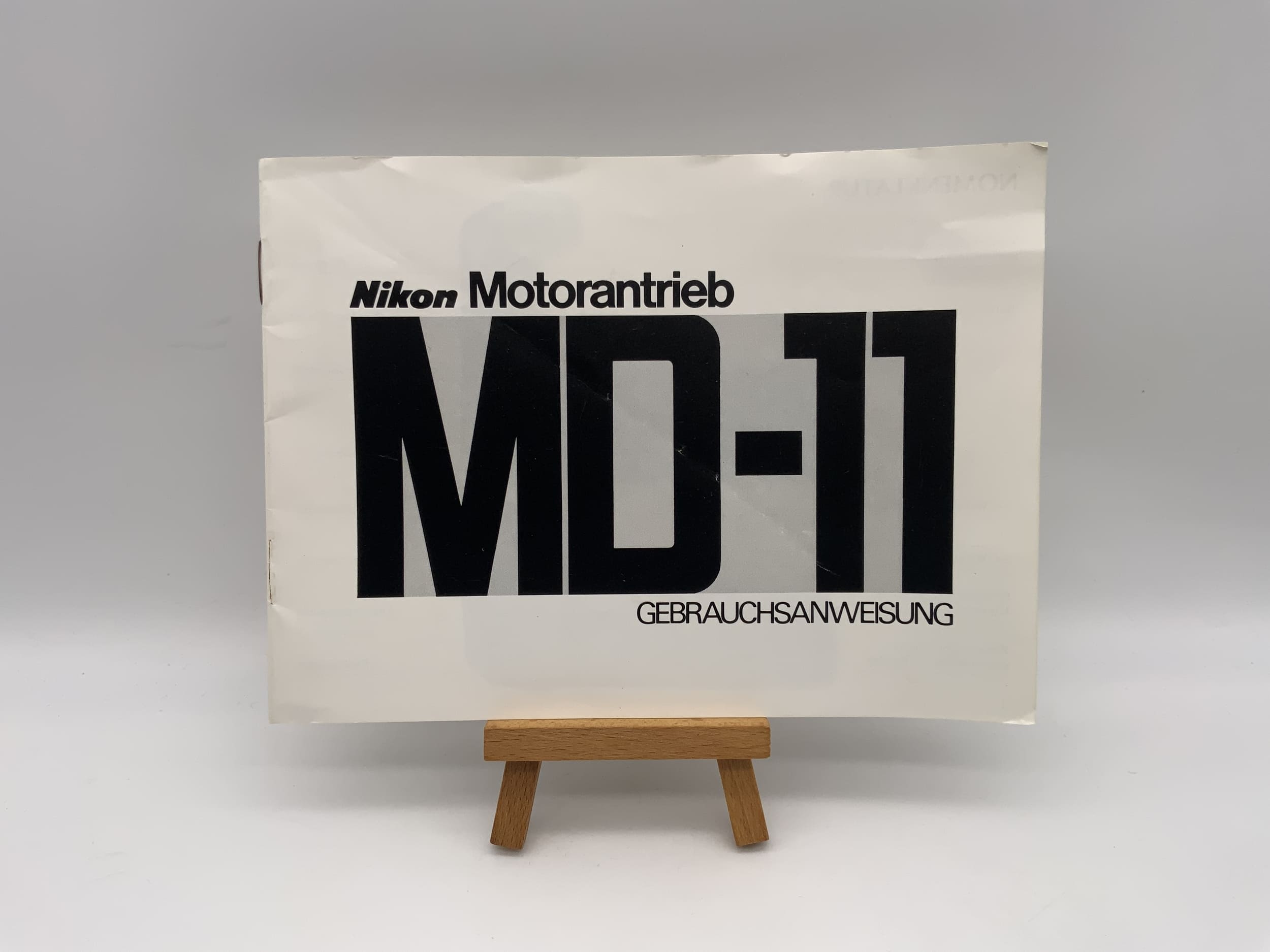 Nikon MD-11 Motorantrieb Bedienungsanleitung Deutsch