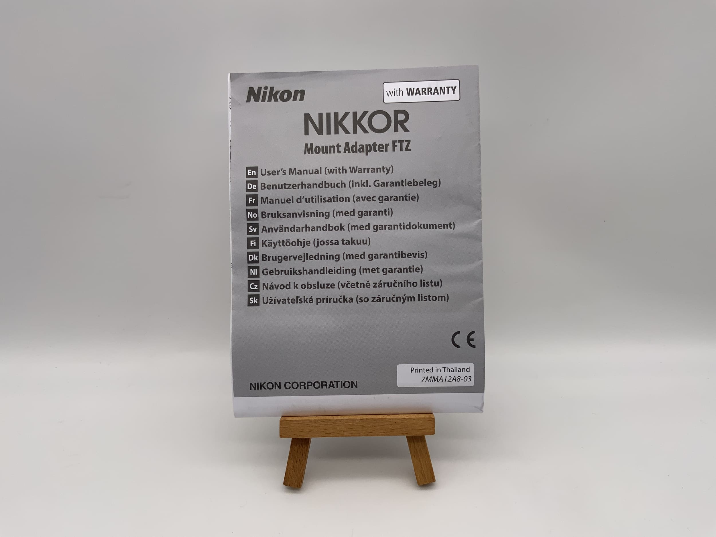 Nikon Nikkor Mount Adapter FTZ Bedienungsanleitung Deutsch