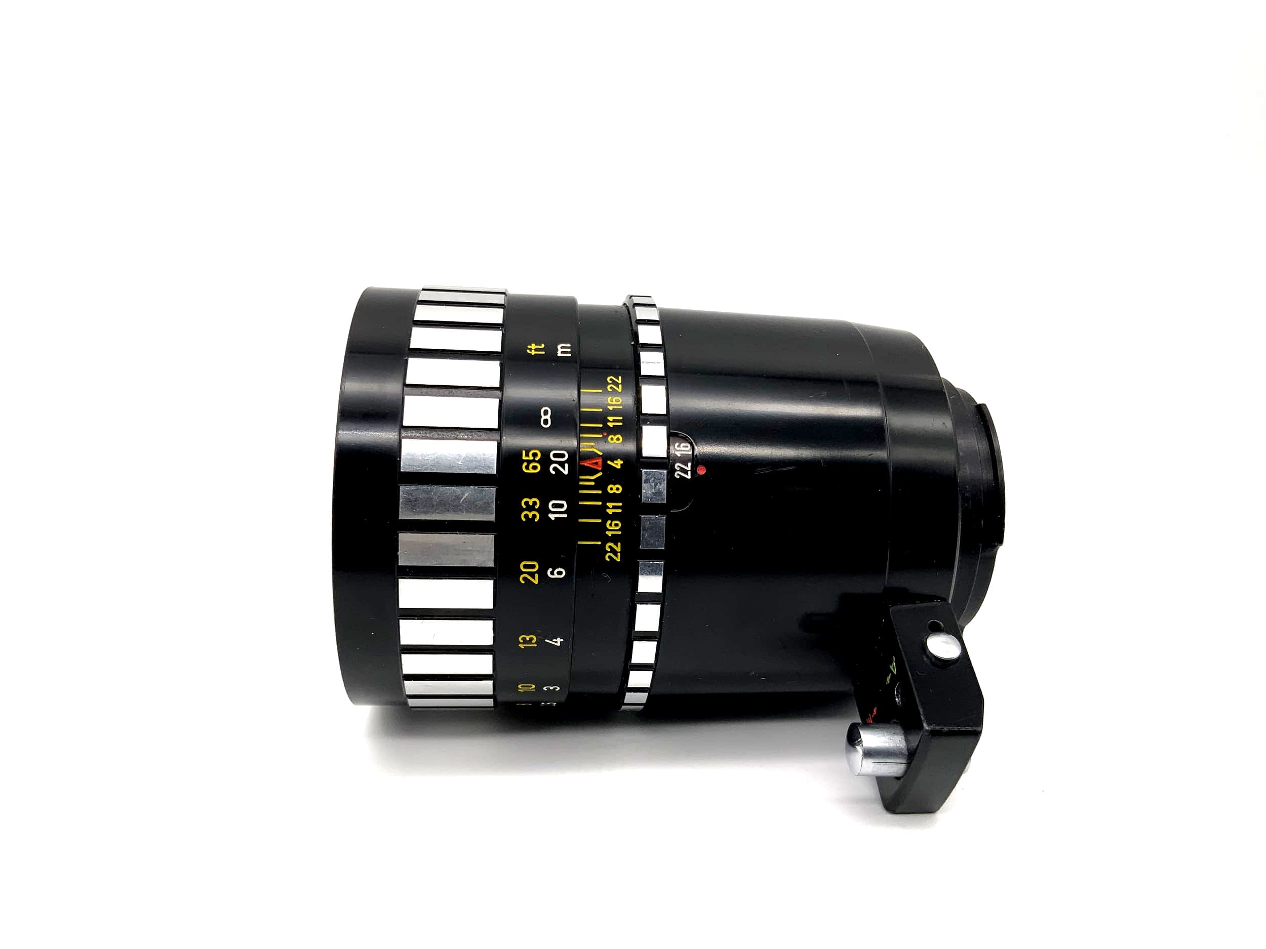 Steinheil München 100mm 1:3.5 Objektiv Auto Cassarit Zebra Kamera Lens (Exa)