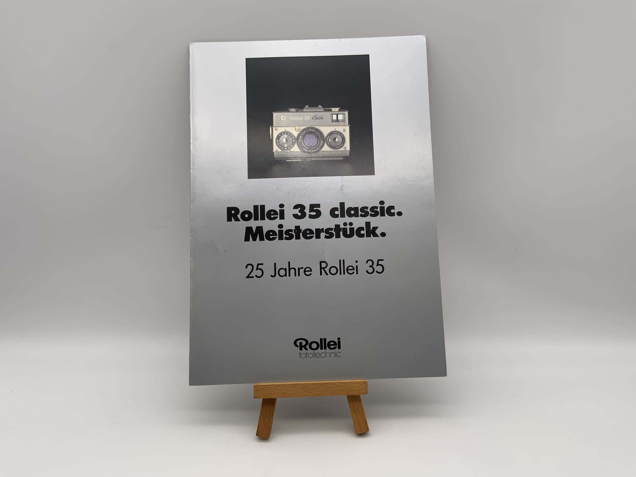 Rollei Rollei 35 classic Meisterstück 25 Jahre Broschüre Infoheft Deutsch