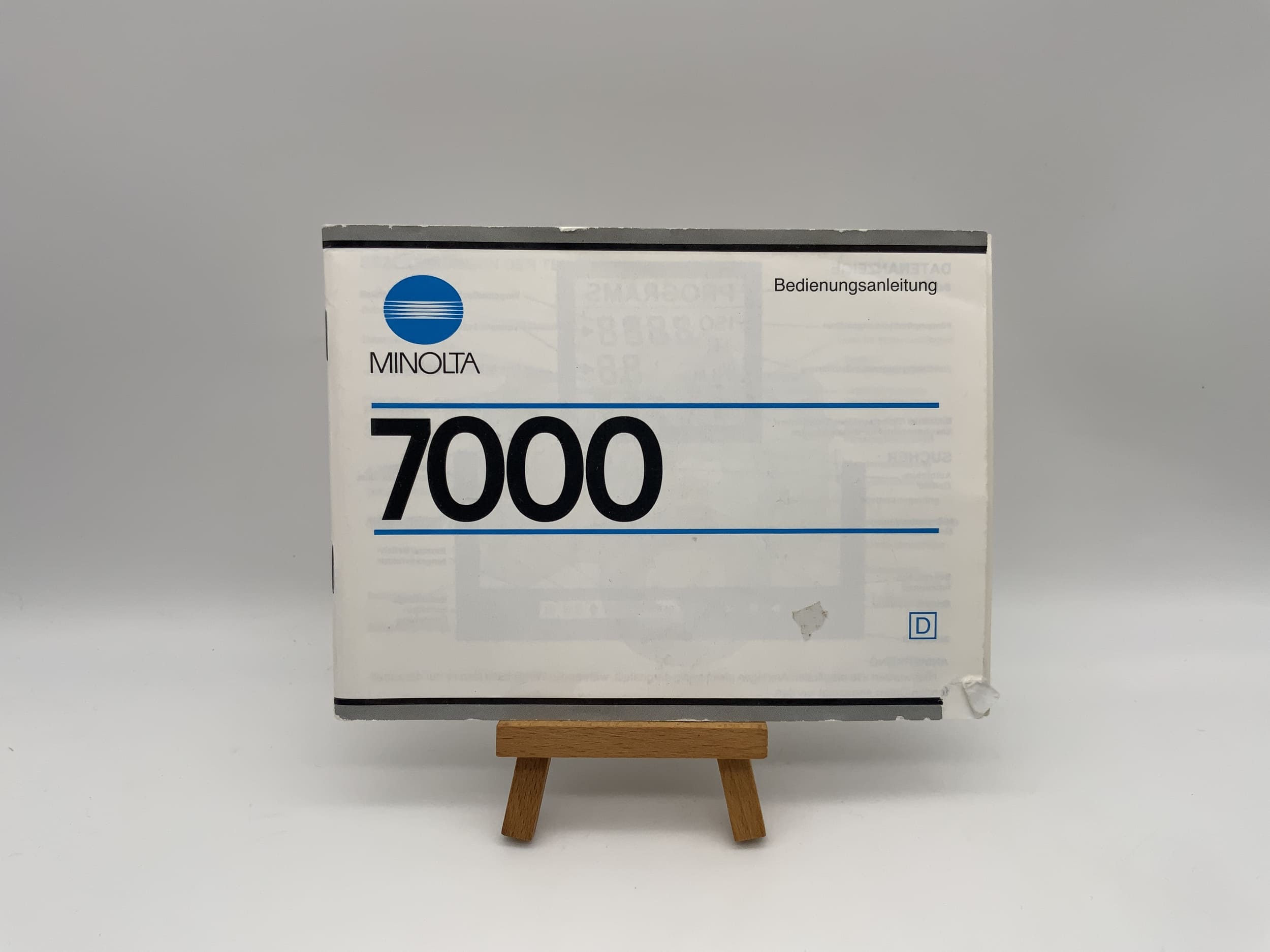 Minolta 7000 Bedienungsanleitung Deutsch
