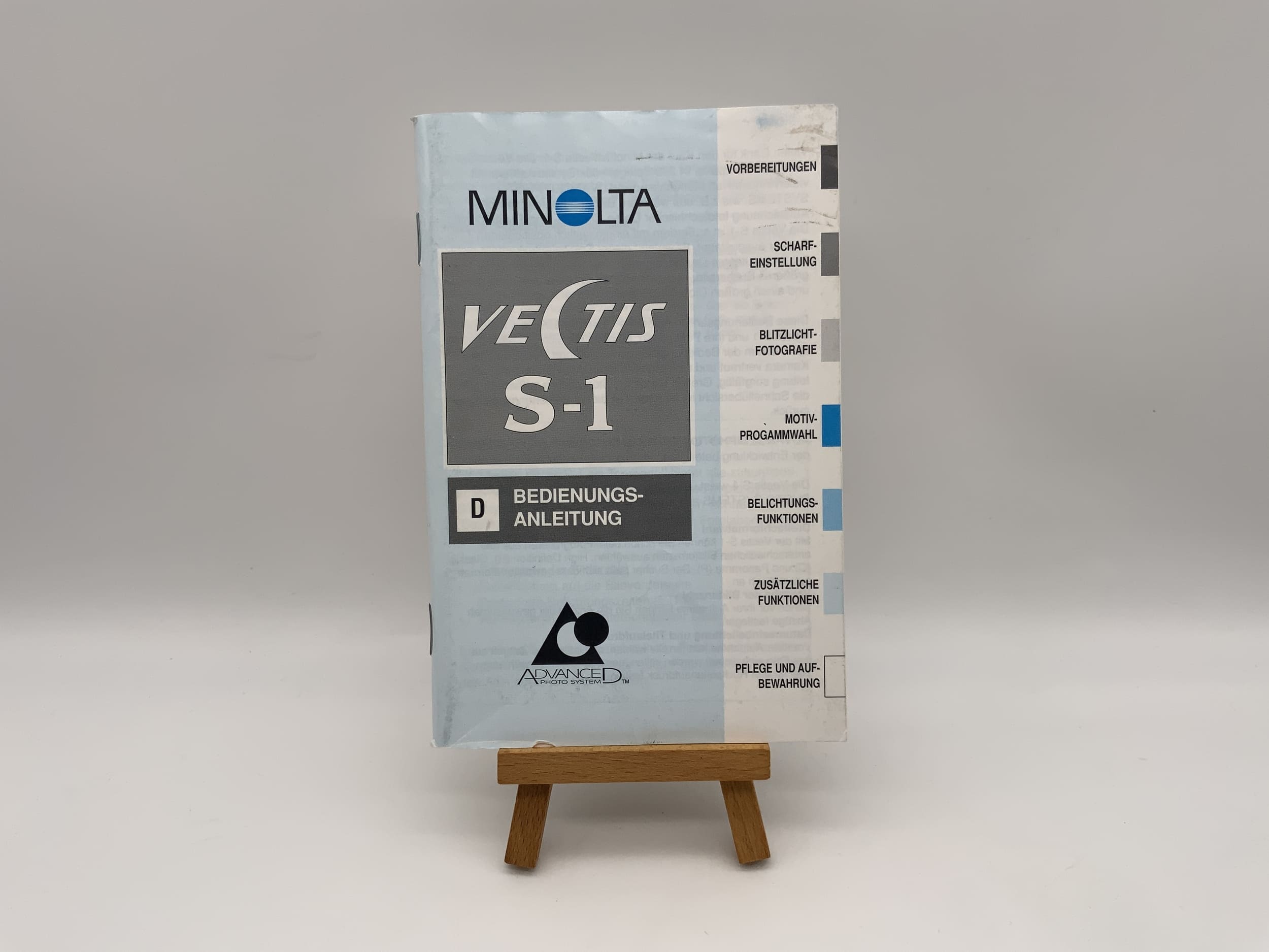Minolta Vectic S-1 Bedienungsanleitung Deutsch
