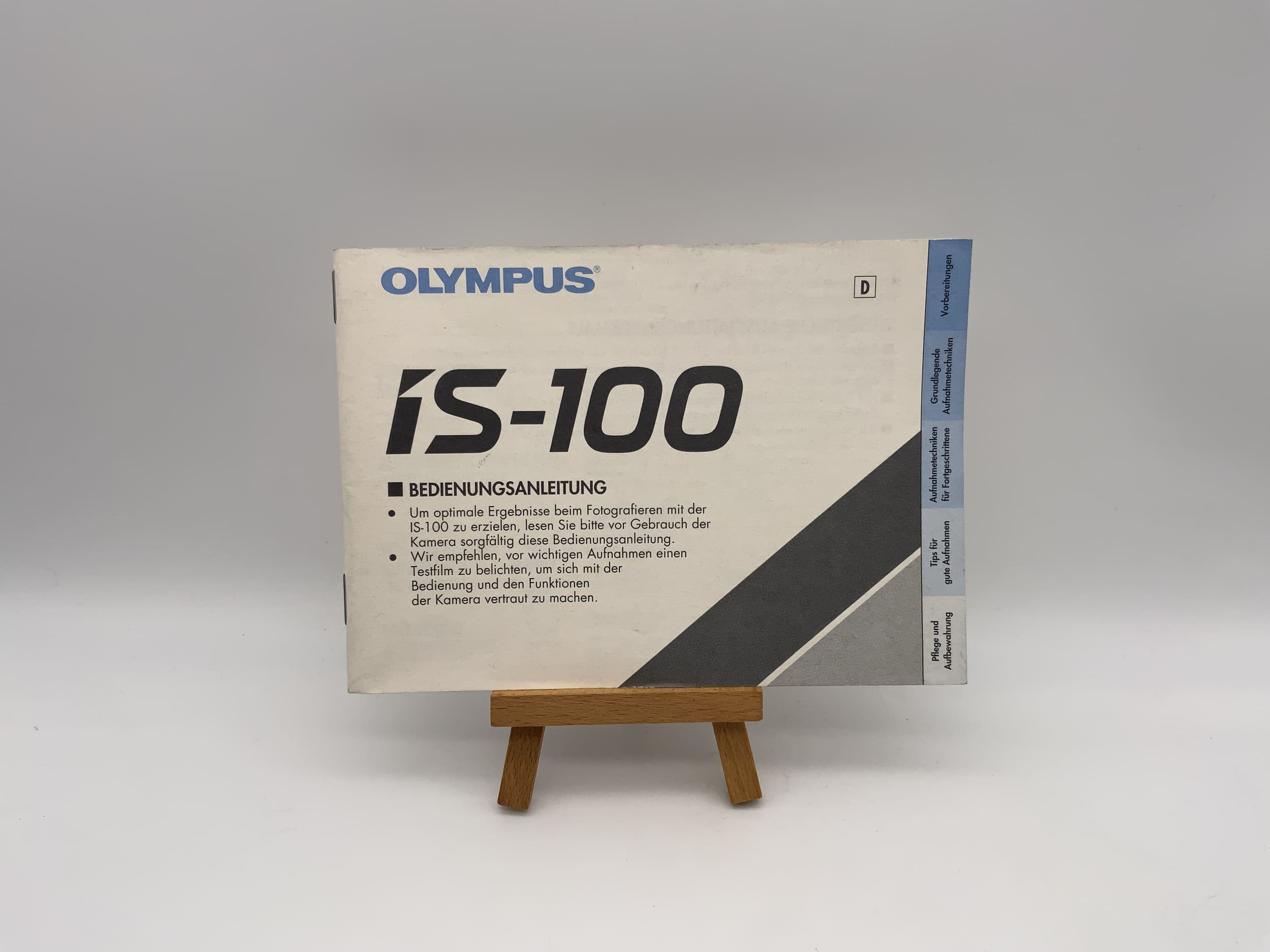 Olympus IS-100 Bedienungsanleitung Deutsch