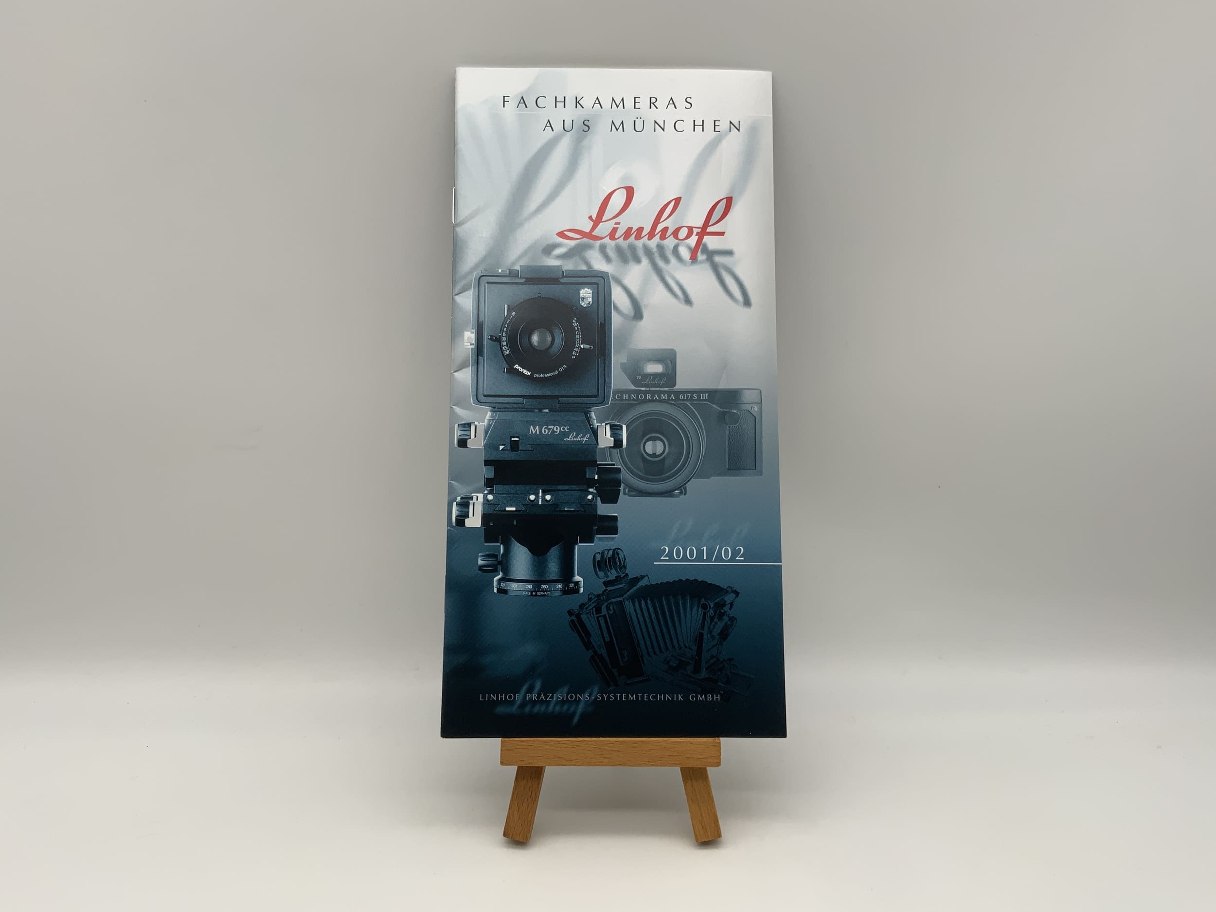 Linhof Fachkameras aus München 2001/2002 Prospekt Deutsch