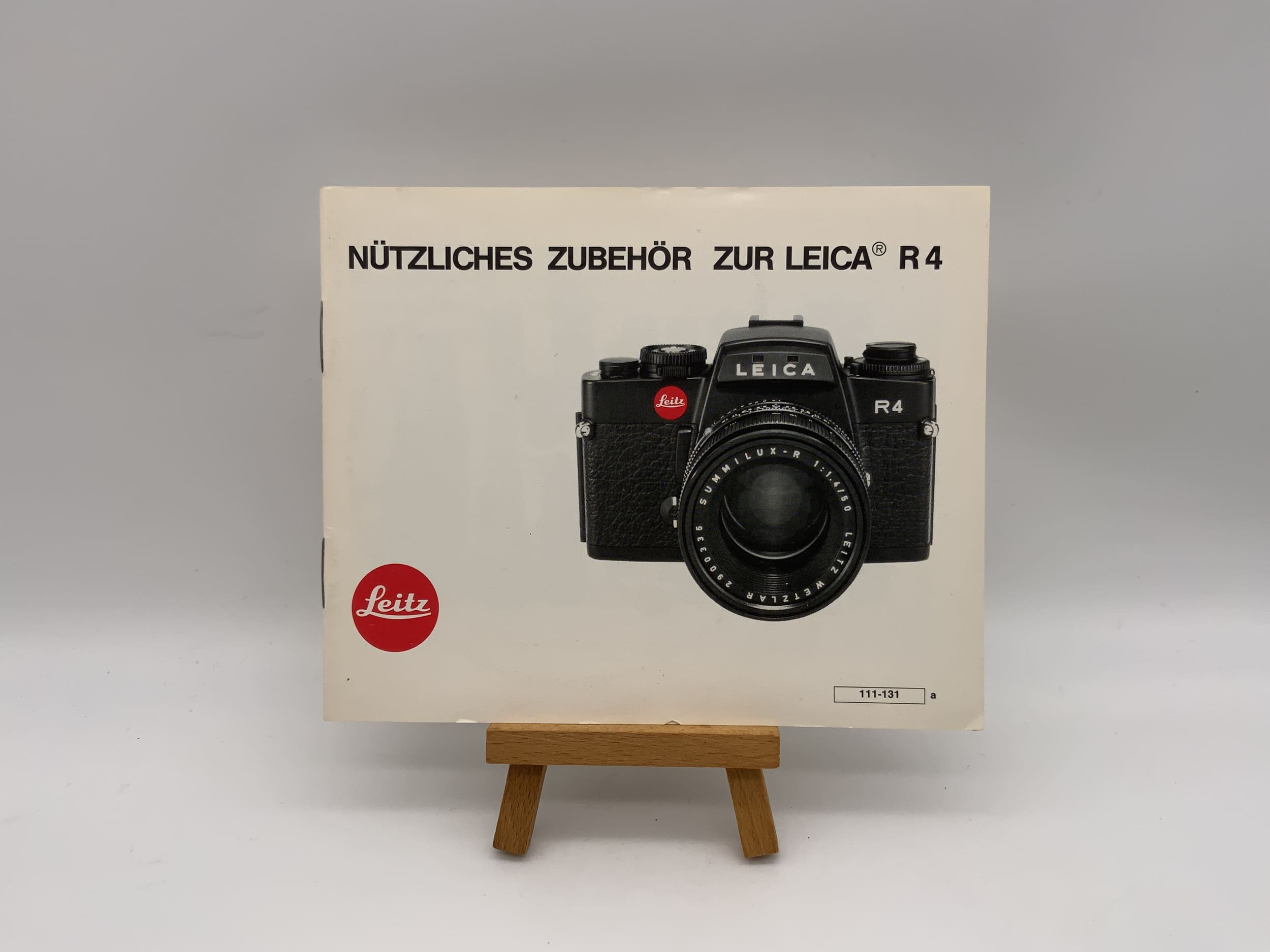 Leica R4 Nützliches Zubehör zur Leica R4 (111-131a) Prospekt Deutsch