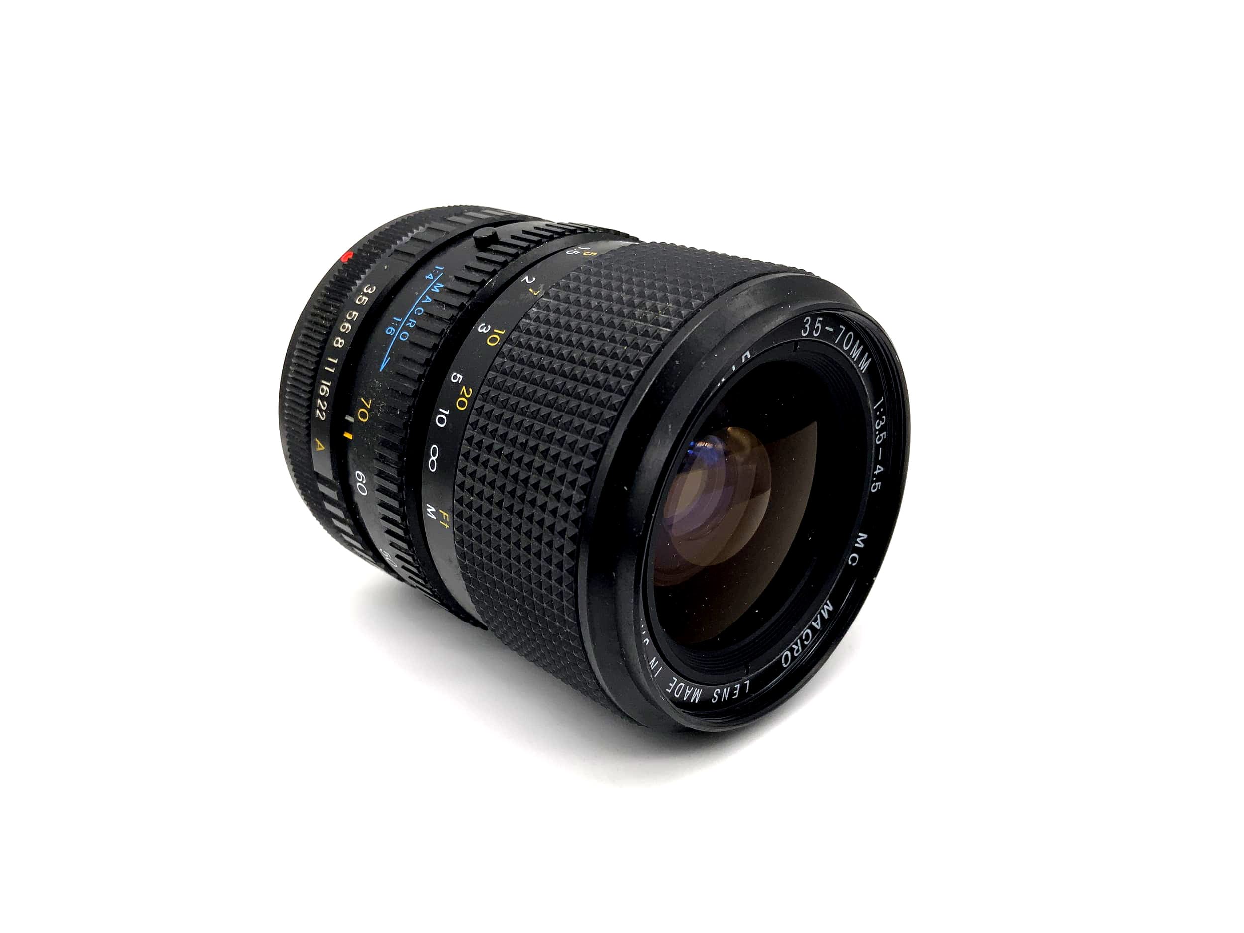 Exakta 35-70mm 1:3.5-4.5 Objektiv MC Macro Kamera Camera Lens (Canon FD)