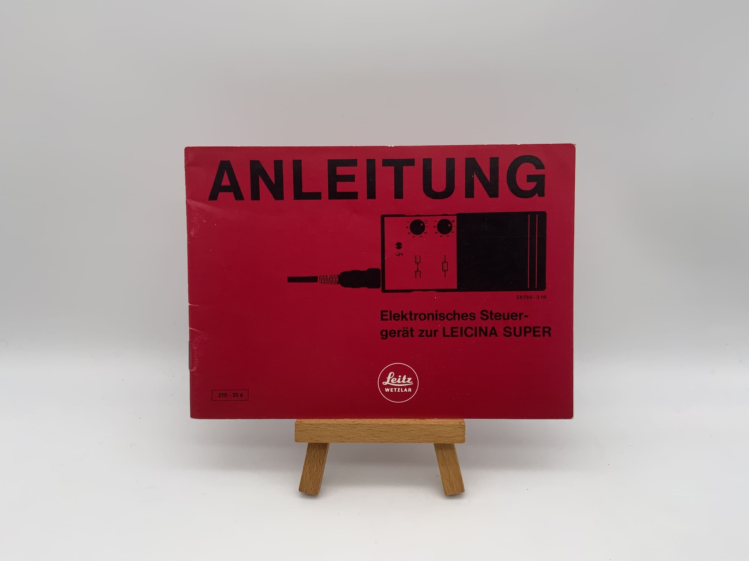 Leica Elektronisches Steuergerät zur Leicina Super Bedienungsanleitung Deutsch