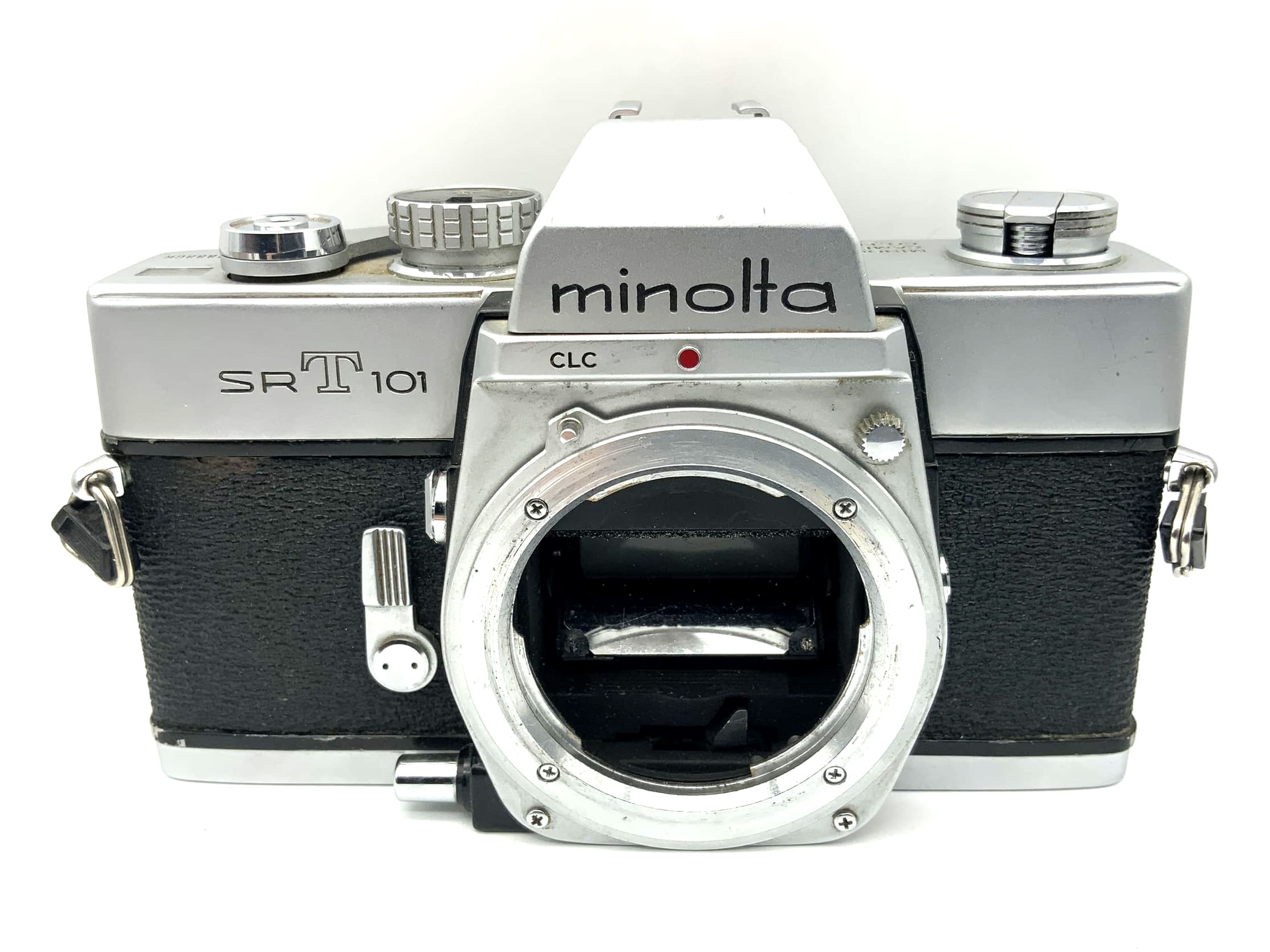 Minolta SRT 101 35mm Spiegelreflexkamera SLR analog  (Minolta MD) !Beli defekt!