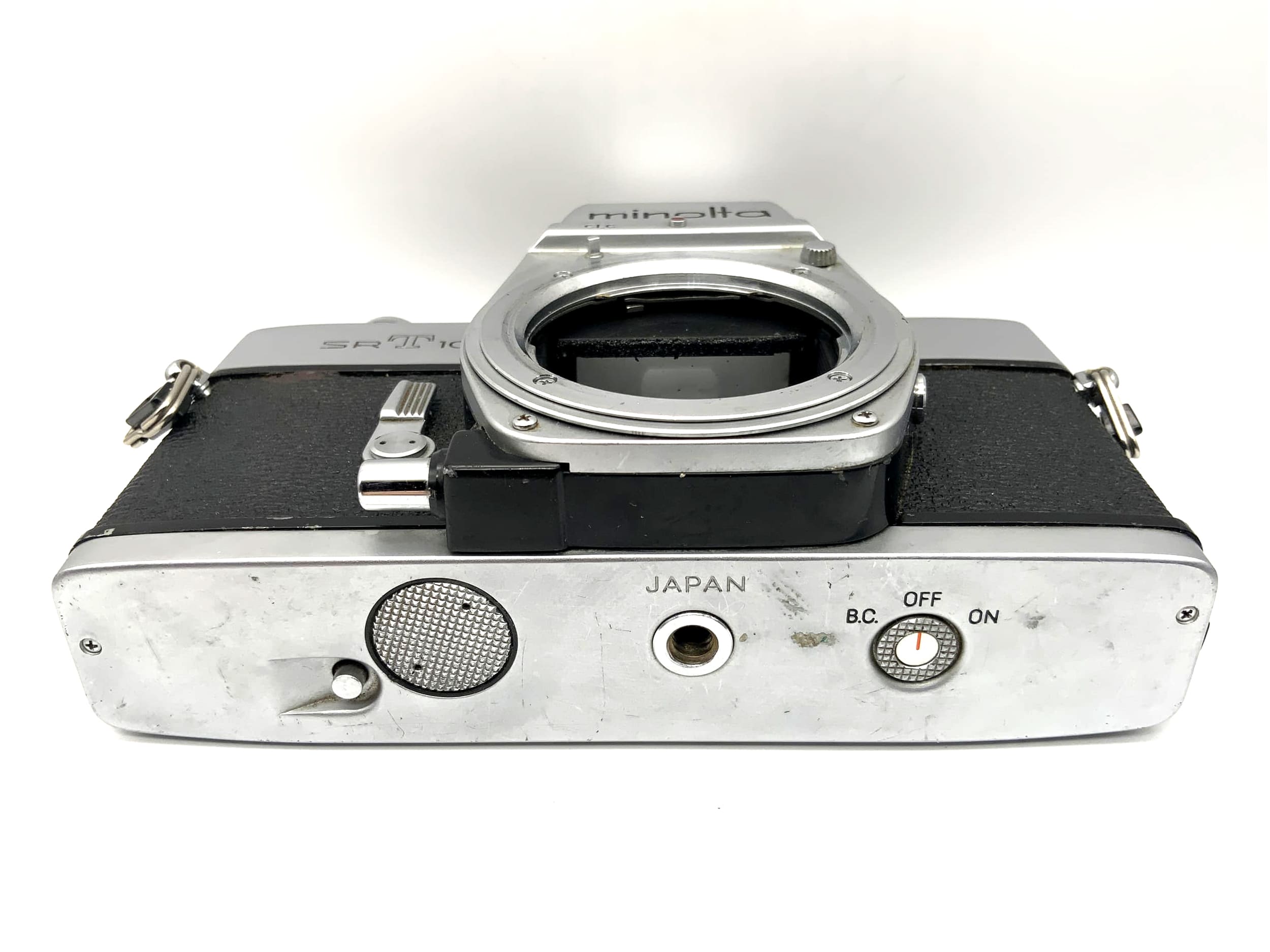 Minolta SRT 101 35mm Spiegelreflexkamera SLR analog  (Minolta MD) !Beli defekt!