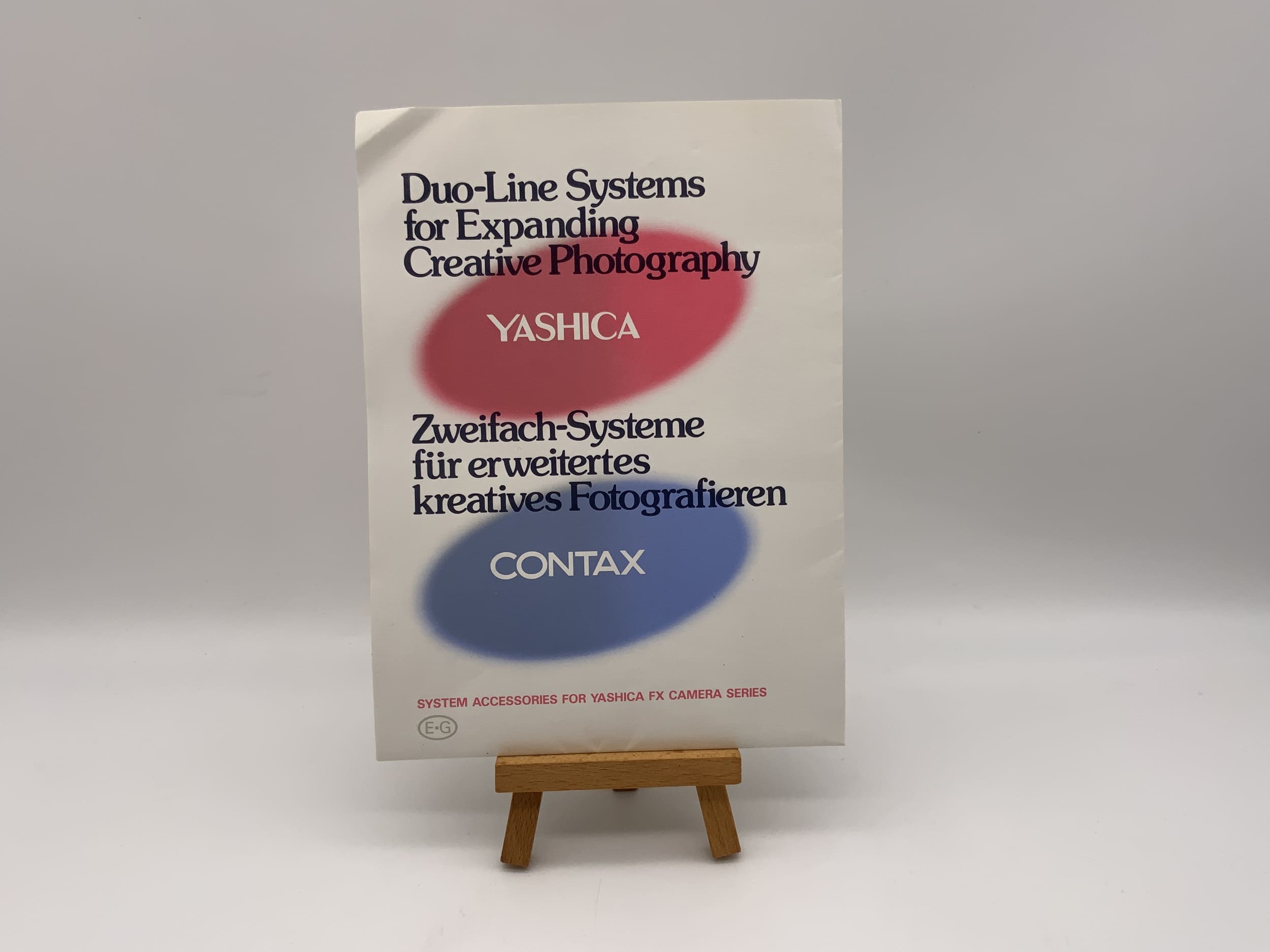 Contax/Yashica Objektve Prospekt Deutsch