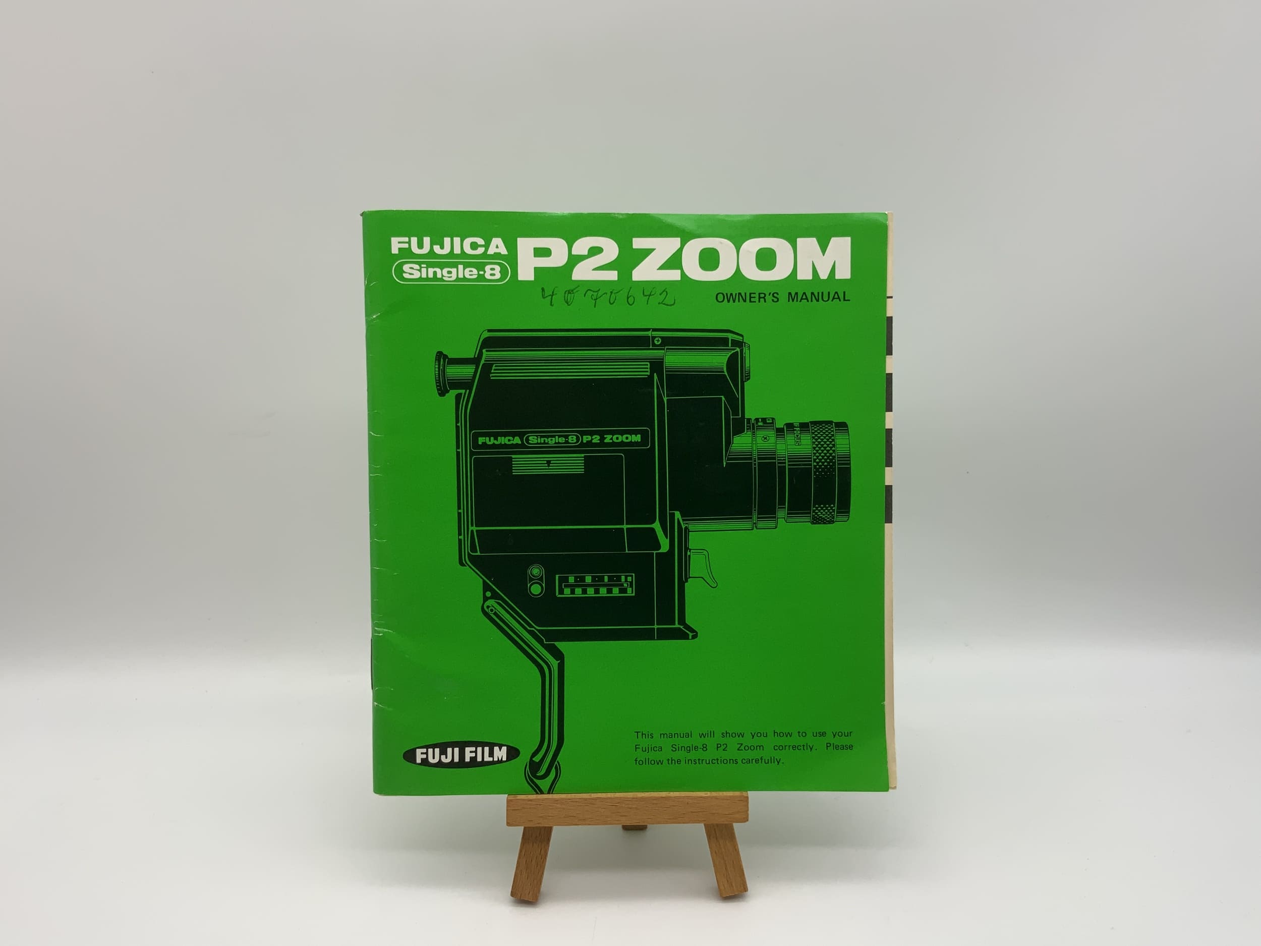 Fujica Single-8 P2 Zoom Bedienungsanleitung Deutsch/Englisch