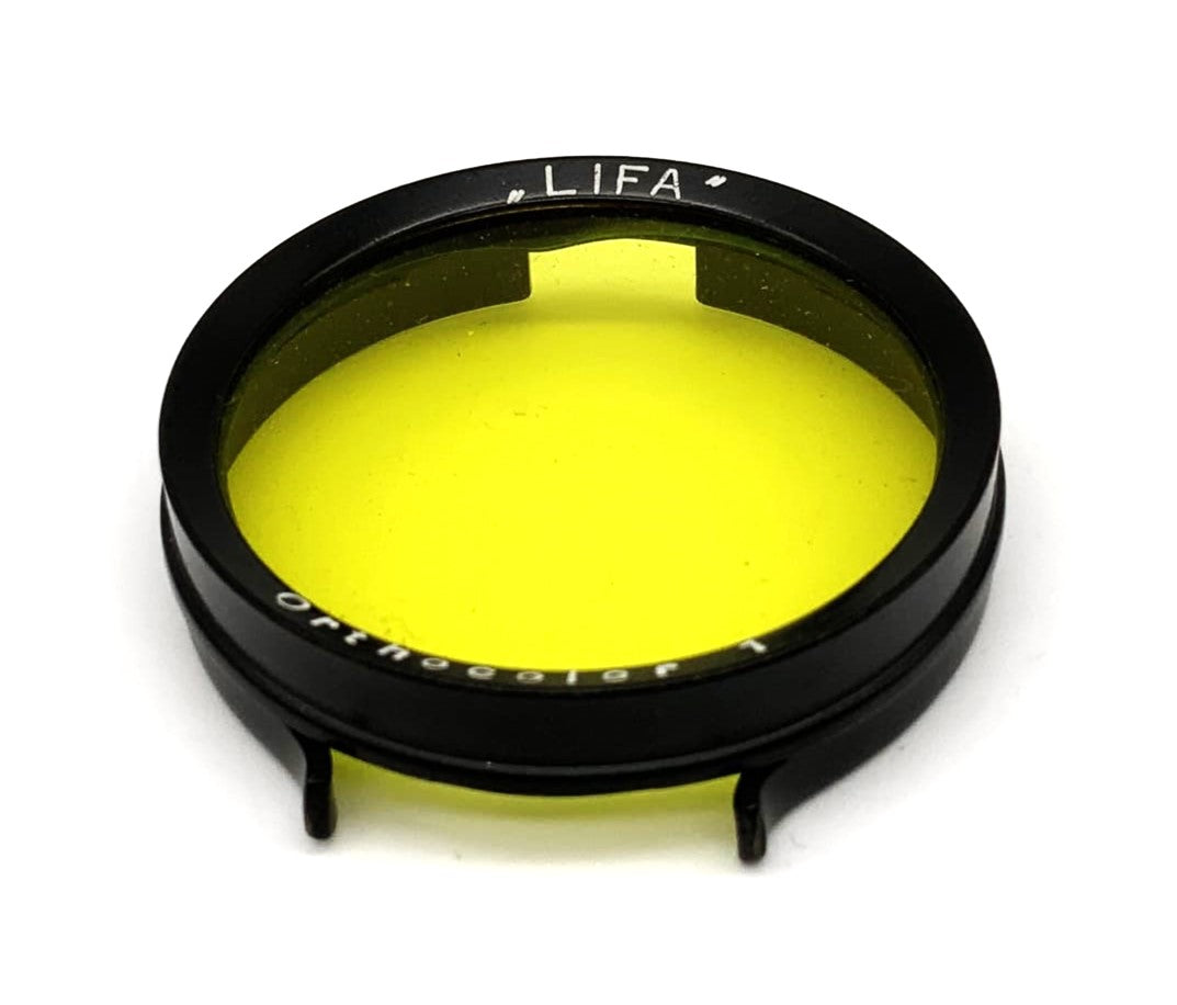 Lifa Farbfilter Orthocolor 1 Gelb Yellow Steckfilter Filter 33mm Kreisförmig M33