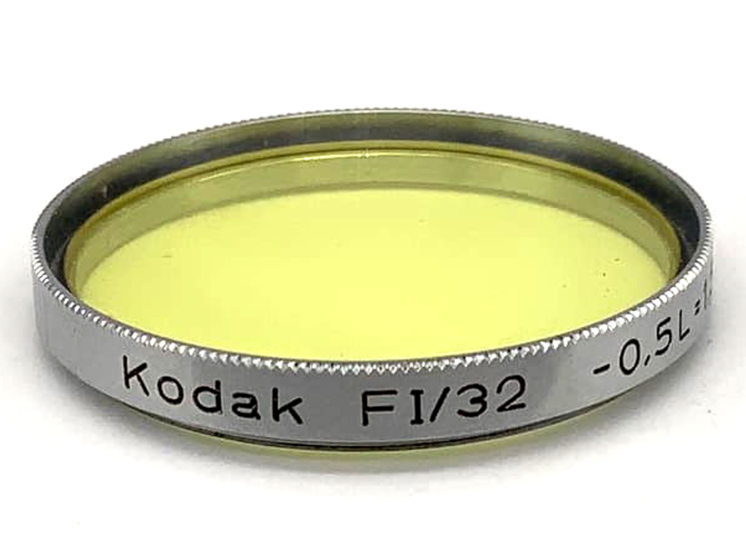 Kodak Farbfilter FI/32 -0,5L=1,5x Gelb Yellow Filter 32mm Kreisförmig M32