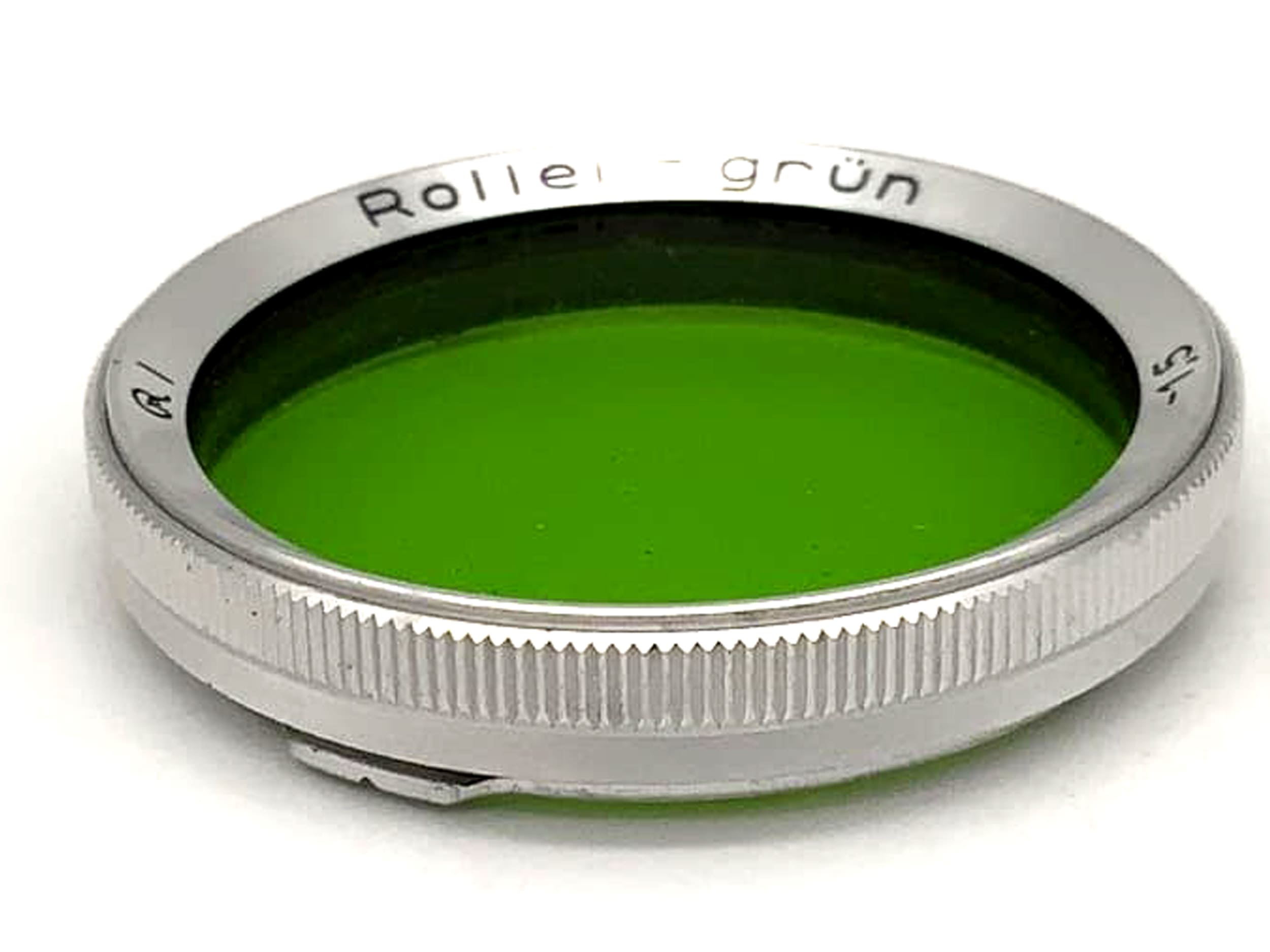 Rollei Farbfilter Grün Green -1,5 für Rolleiflex f/3.5 Tessar/Xenar (RI) Bay I