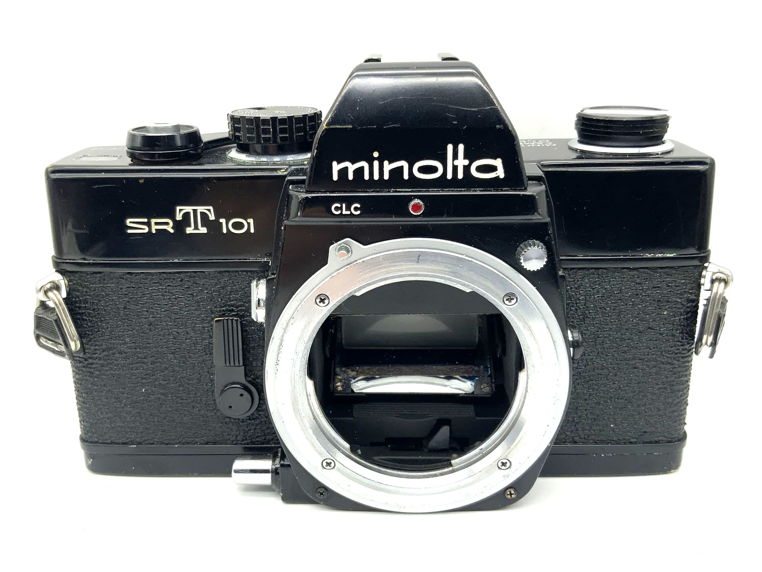 Minolta SRT 101 35mm Spiegelreflexkamera SLR analog  (Minolta MD) !Beli defekt!