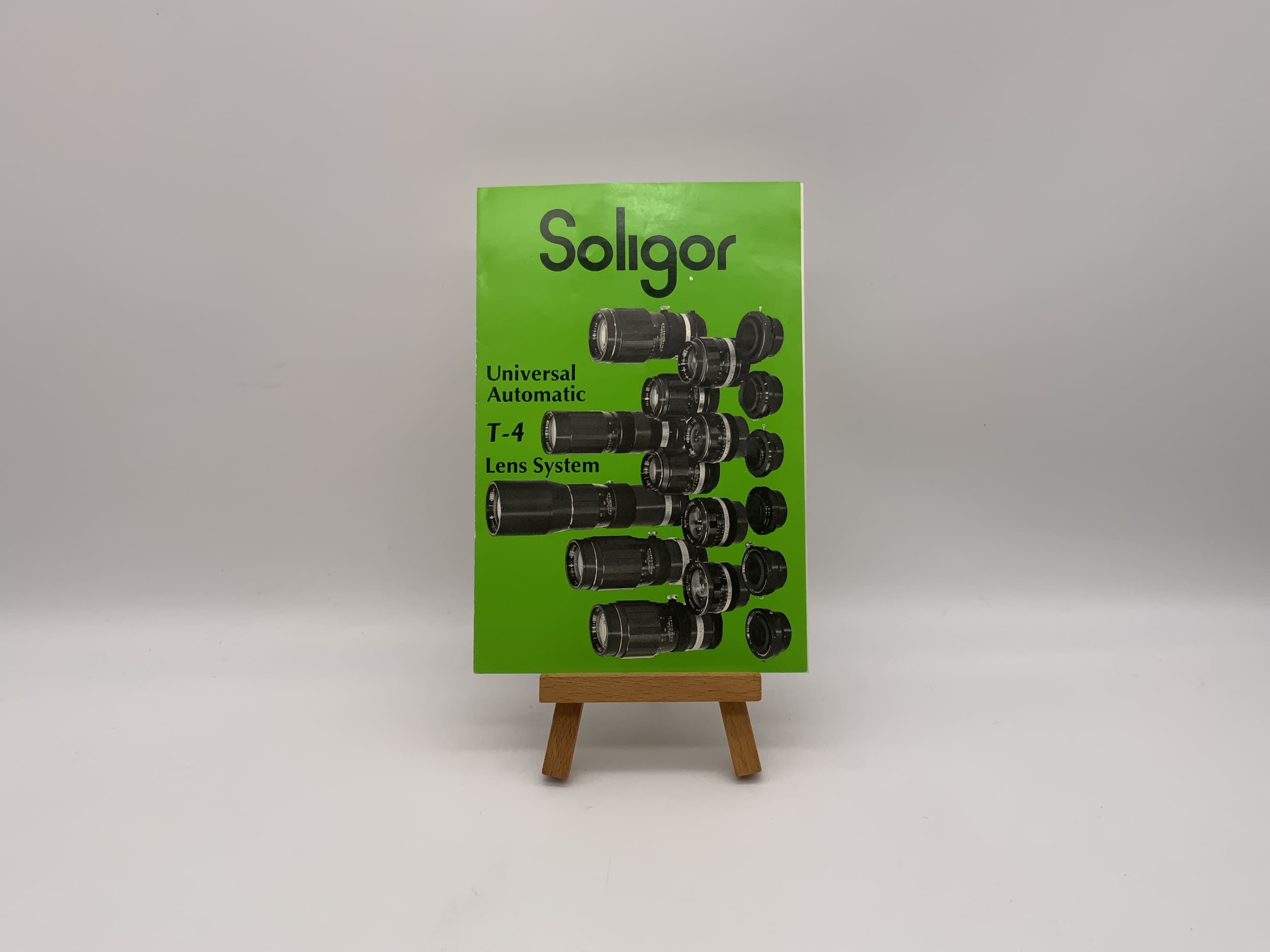 Soligor T-4 Lens System Universal Automatic Instruktionheft Englisch