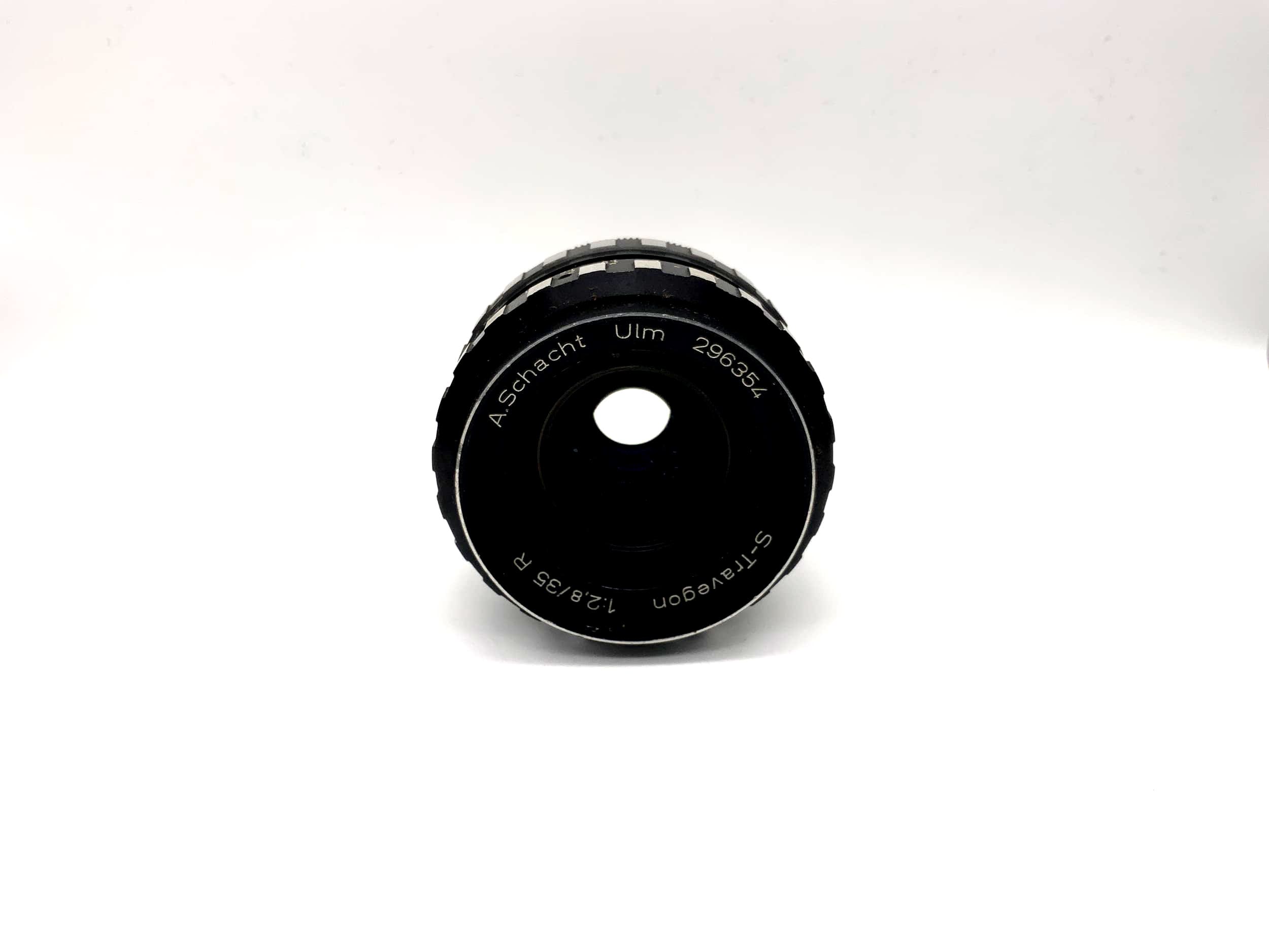 A.Schacht Ulm 35mm 1:2.8 Objektiv Zebra 35R S-Travegon Kamera Lens (M42)