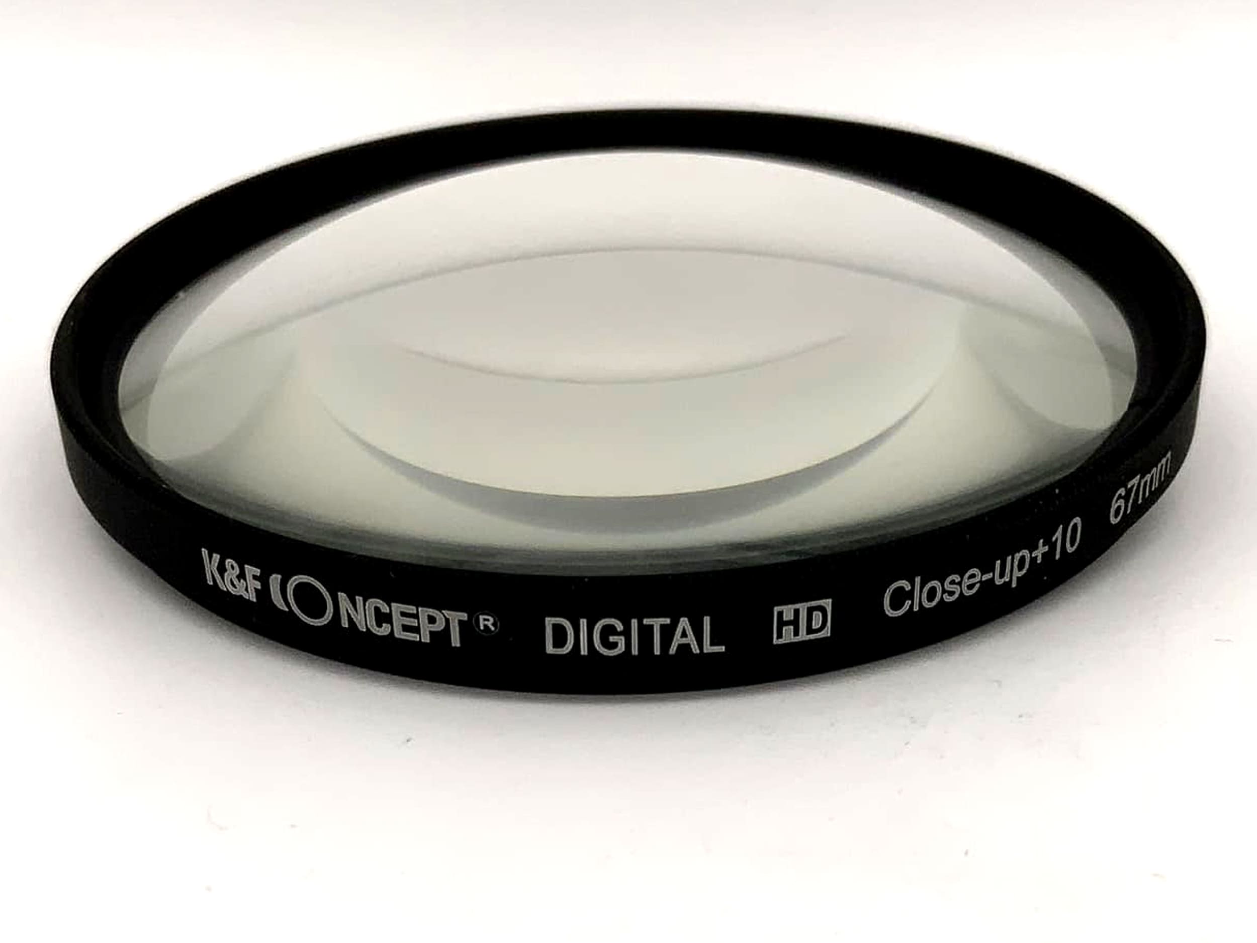 K&F Concept Nahlinse Digital HD Close-up+10 Filter 67mm Kreisförmig M67