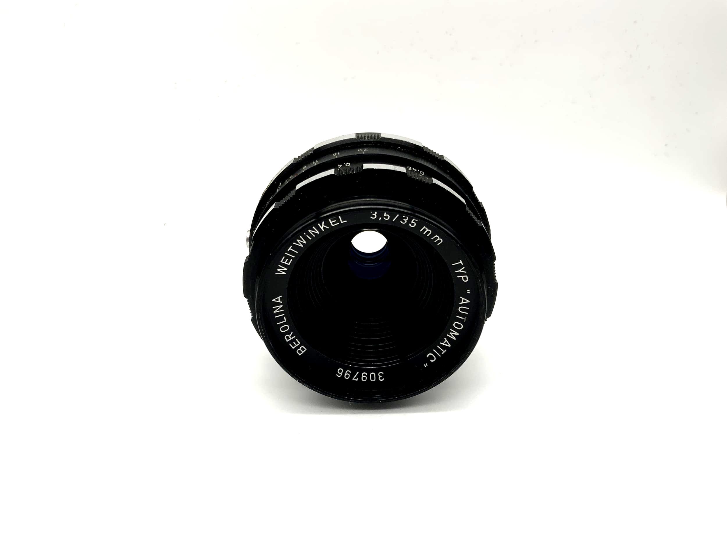 Berolina 35mm 1:3.5 Objektiv Weitwinkel Automatic Kamera Camera Lens (M42)