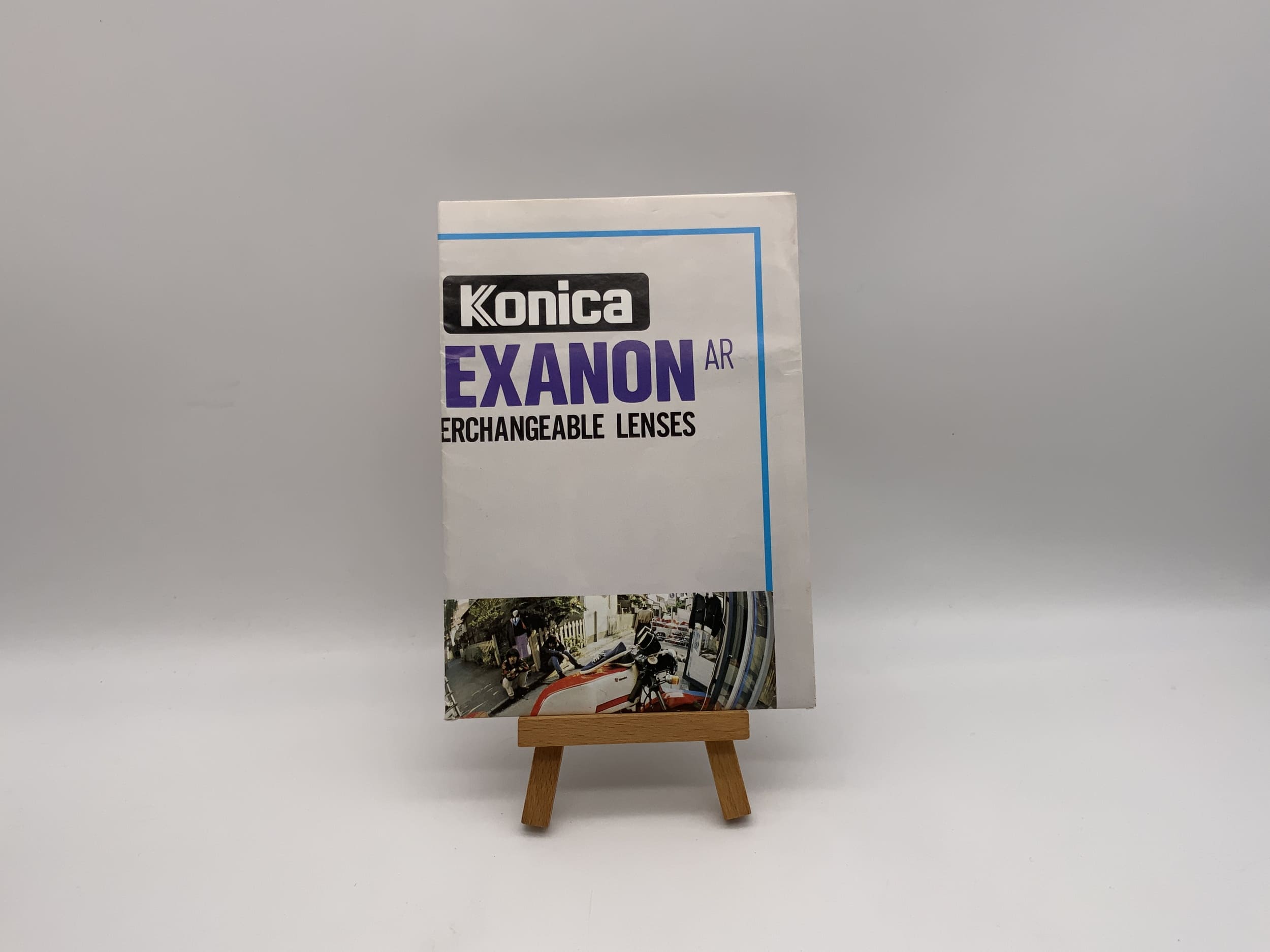 Konica Hexanon Interchangeable Lenses Broschüre Deutsch