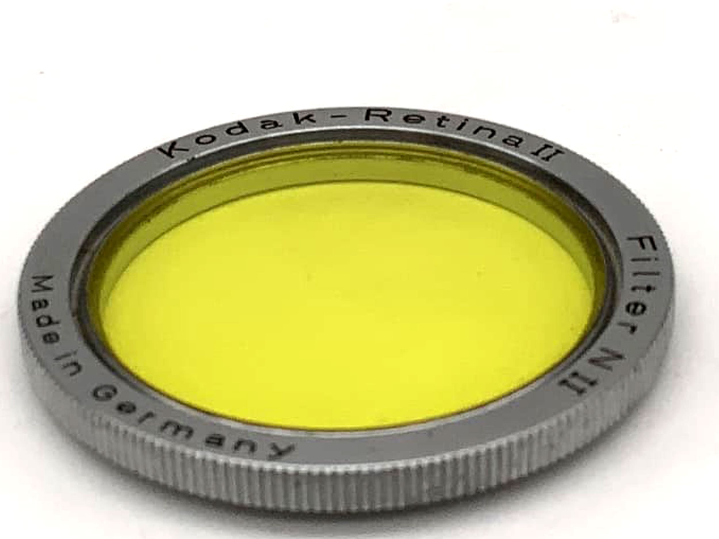Kodak Farbfilter Retina II Filter N II Gelb Yellow Filter 29,5mm Kreisförmig