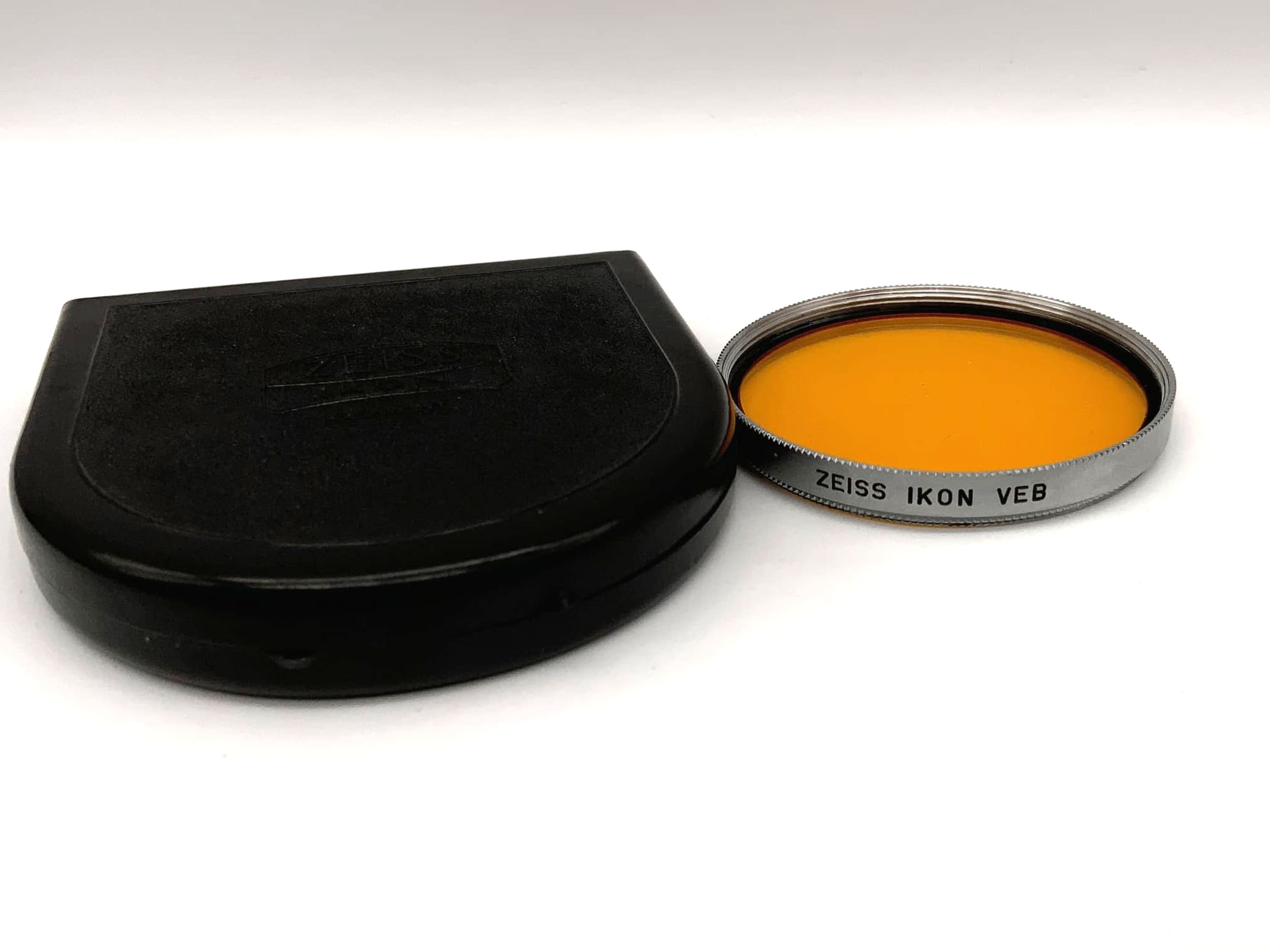 Zeiss Ikon Farbfilter VEB 49-G4 5x Orange 202044 im Etui 49mm Kreisförmig M49