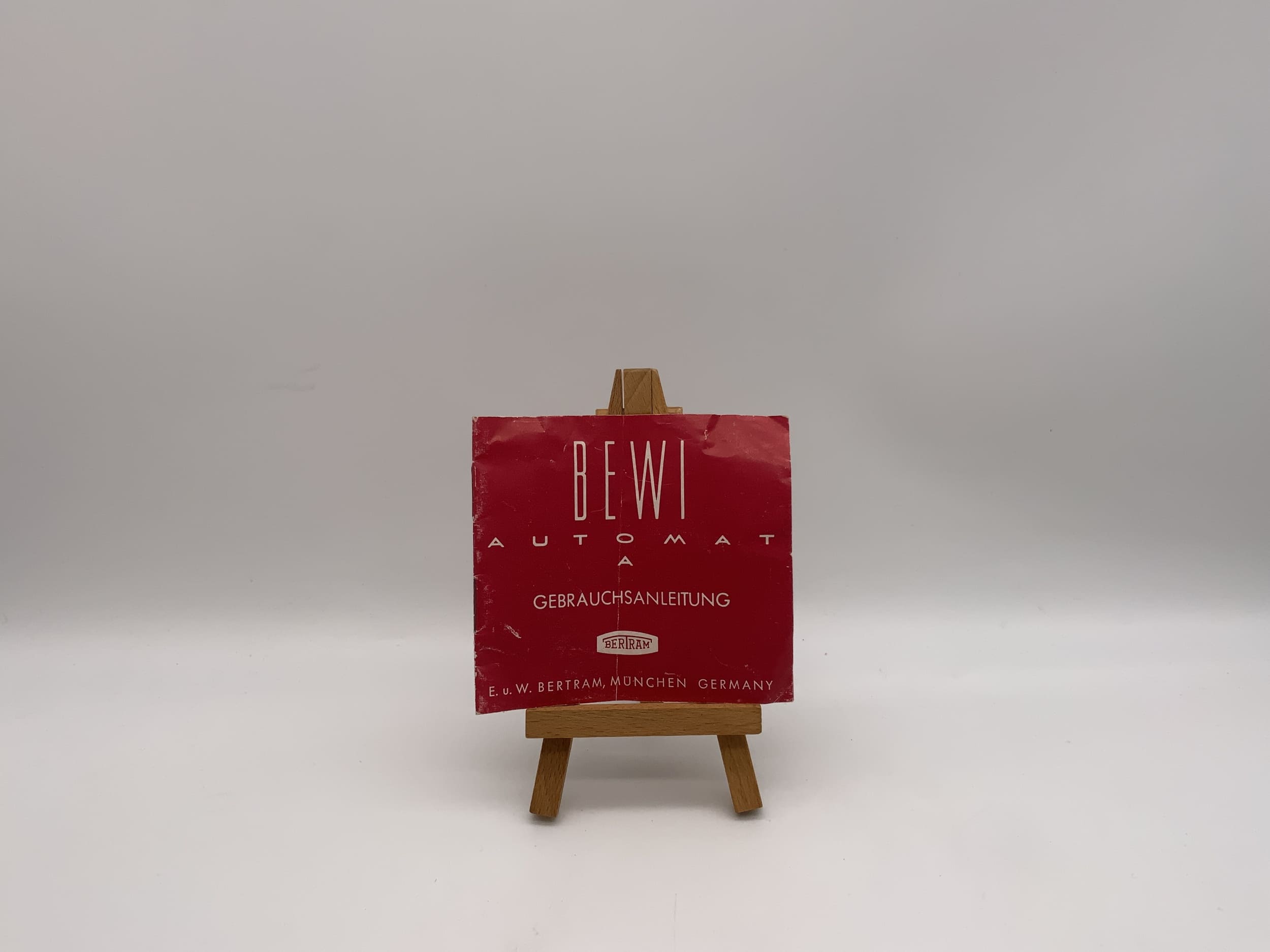 Bertram Bewi Automat-A Bedienungsanleitung Deutsch