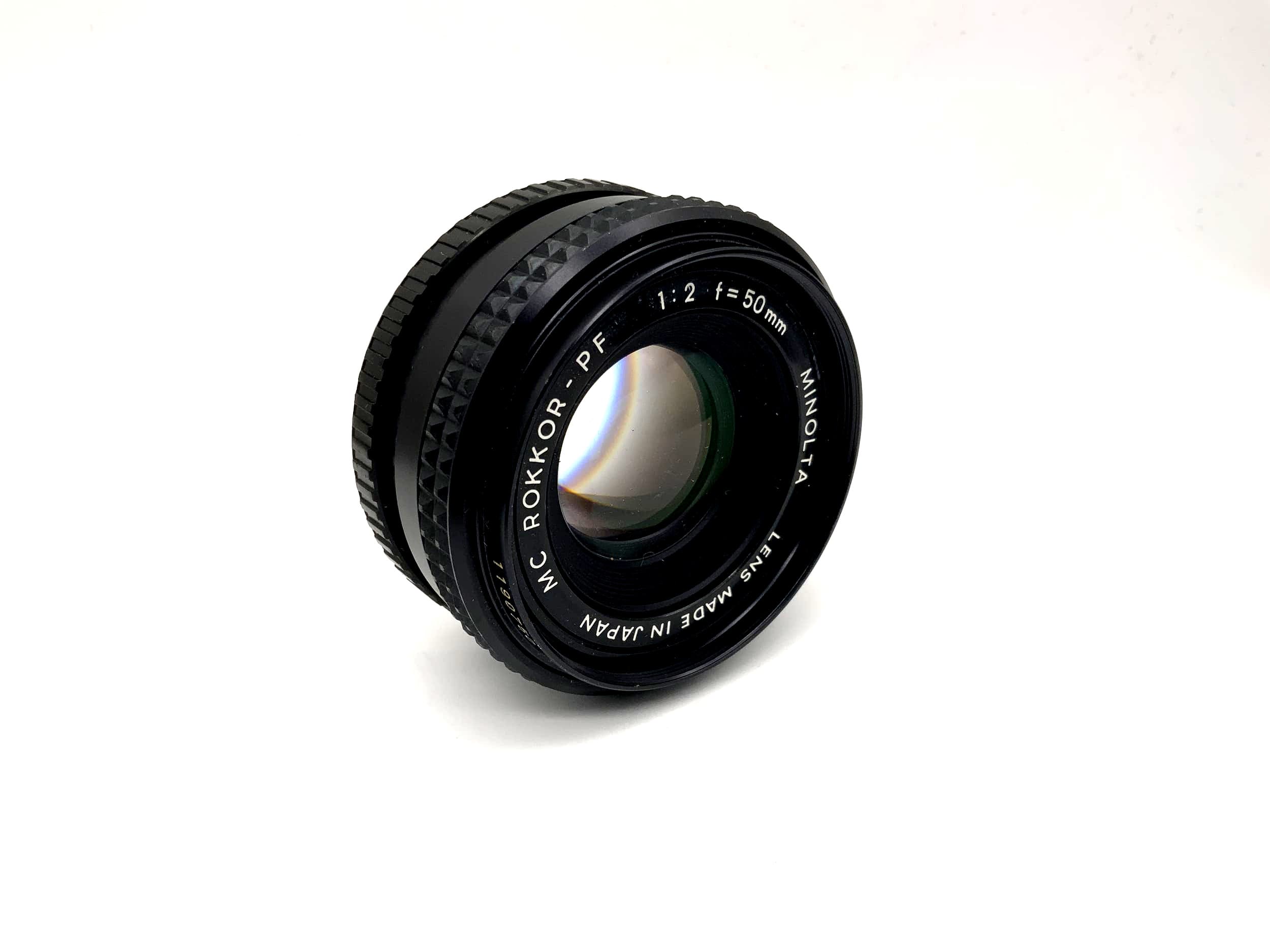 Minolta 50mm 1:2 Objektiv MC Rokkor-PF Kamera Camera Lens (Minolta MD)