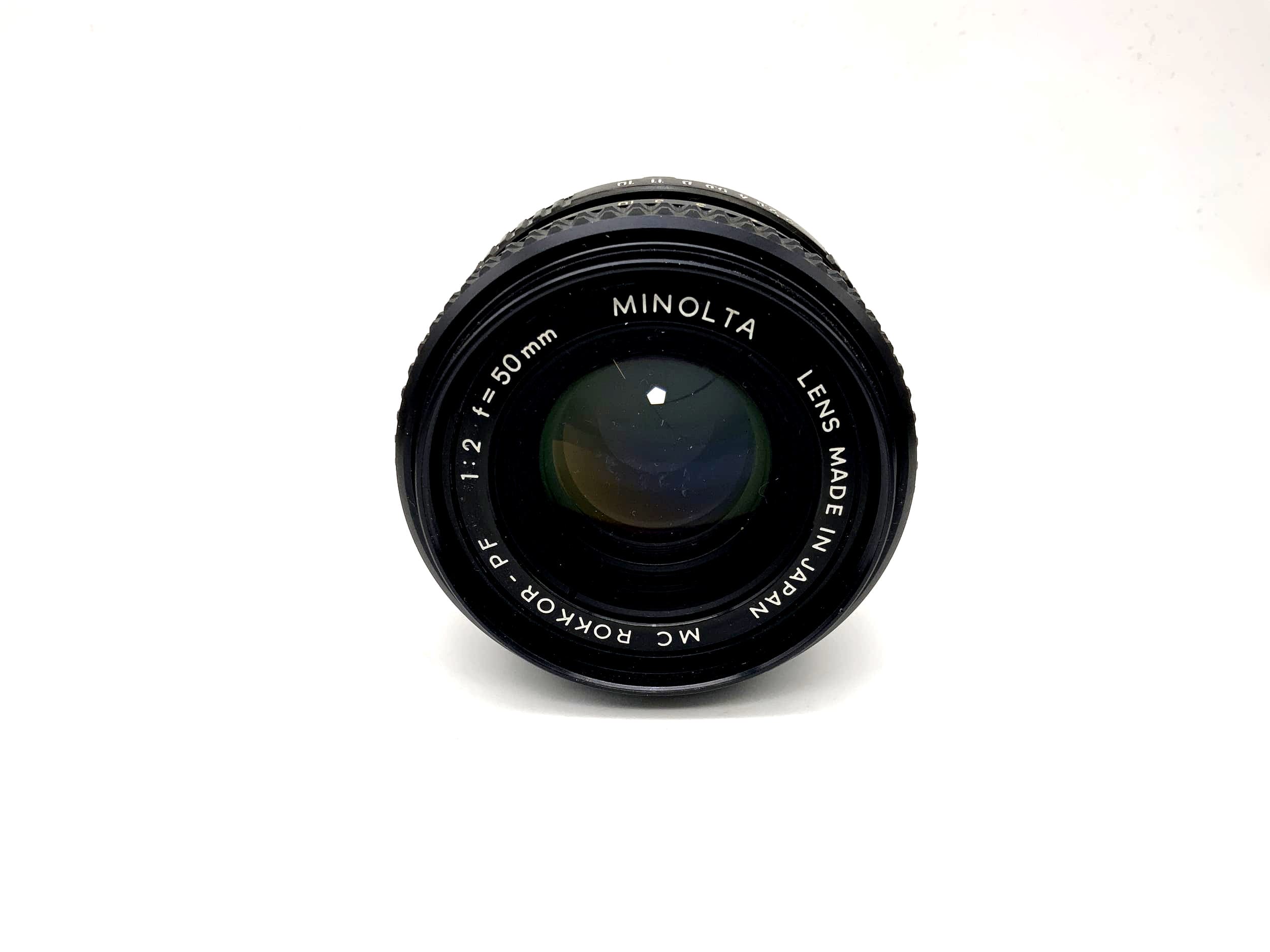 Minolta 50mm 1:2 Objektiv MC Rokkor-PF Kamera Camera Lens (Minolta MD)