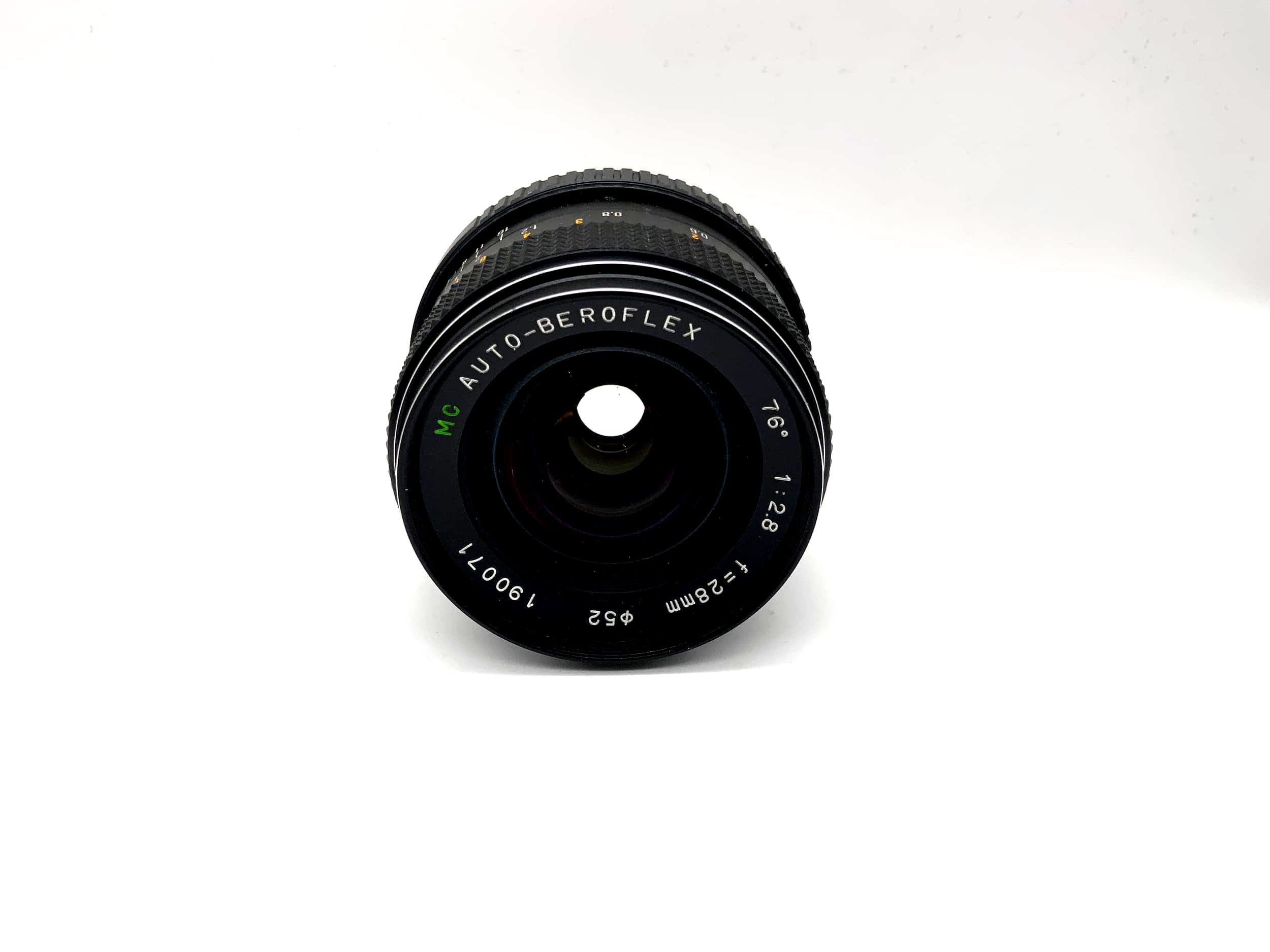 Beroflex 28mm 1:2.8 Objektiv MC Auto Kamera Camera Lens (Minolta MD)